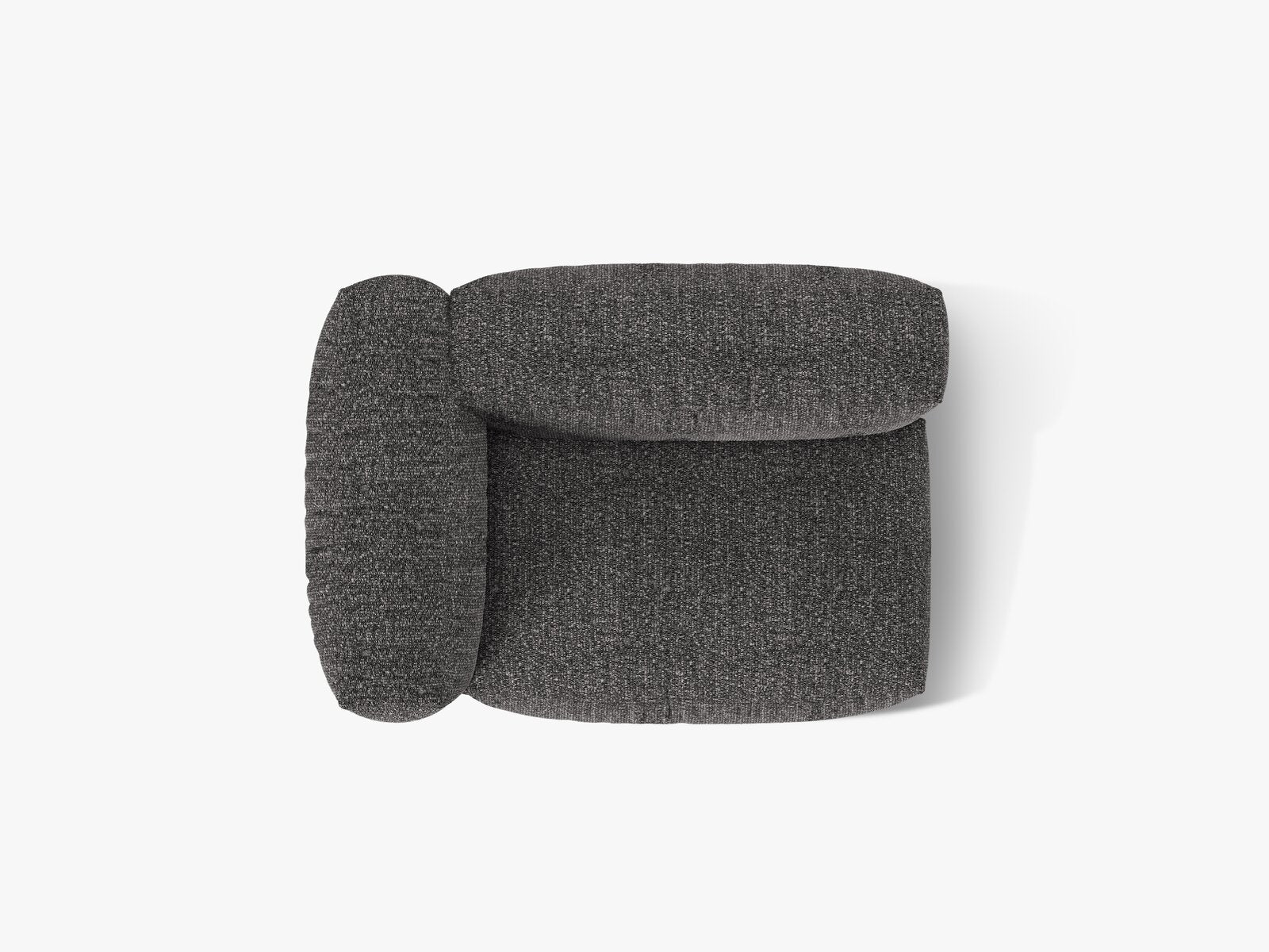 Micadoni Eckmodul Martina 1-Sitzer Links Boucle Monet Anthrazit