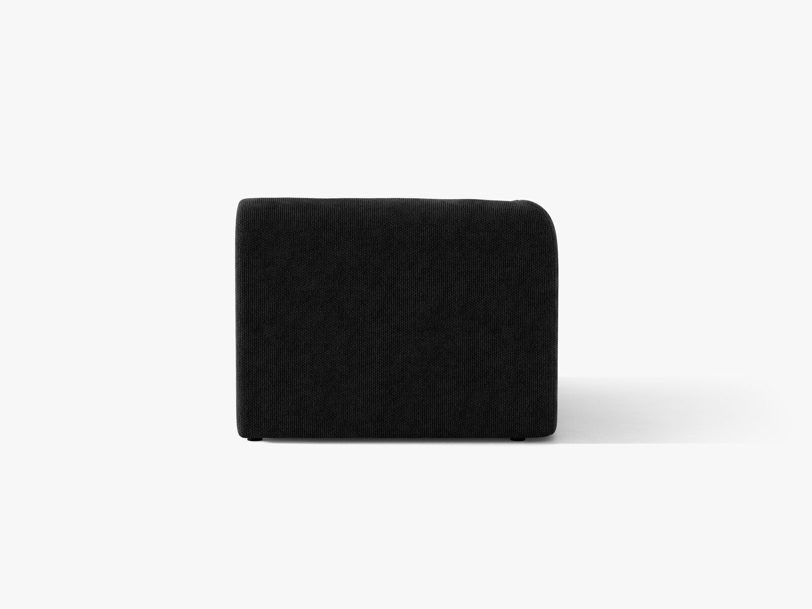 Micadoni Eckmodul Miley 1-Sitzer Links Chenille Haga Schwarz