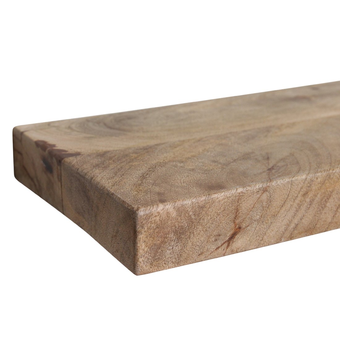 Raw Materials Wandregal Mangoholz schwebend