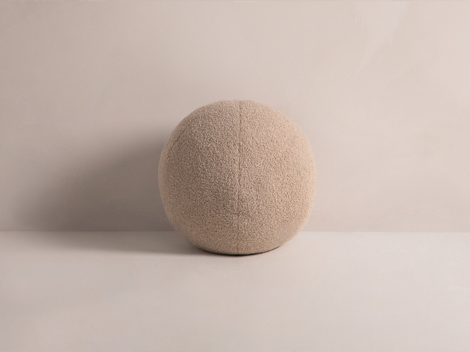 Micadoni Kissen Ball Boucle Sand