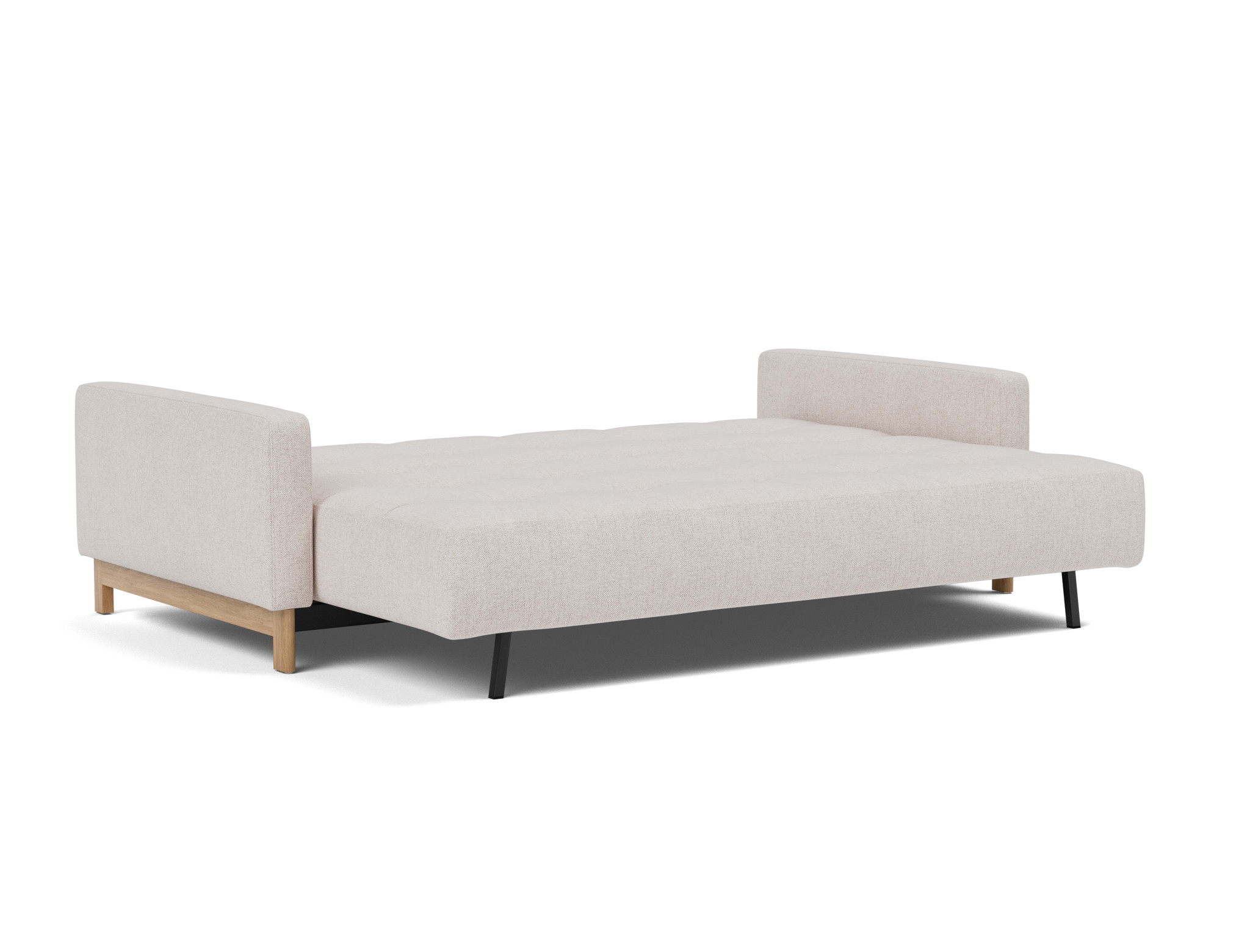 Schlafsofa Pyxis D.E.L. Strukturierter Stoff Weda 300-Weda-Sand