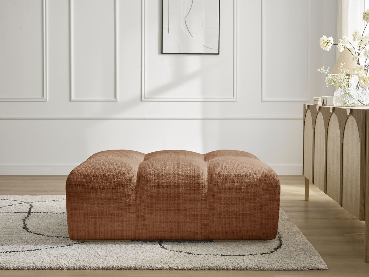 Bobochic Anakin Pouf Strukturstoff Orange