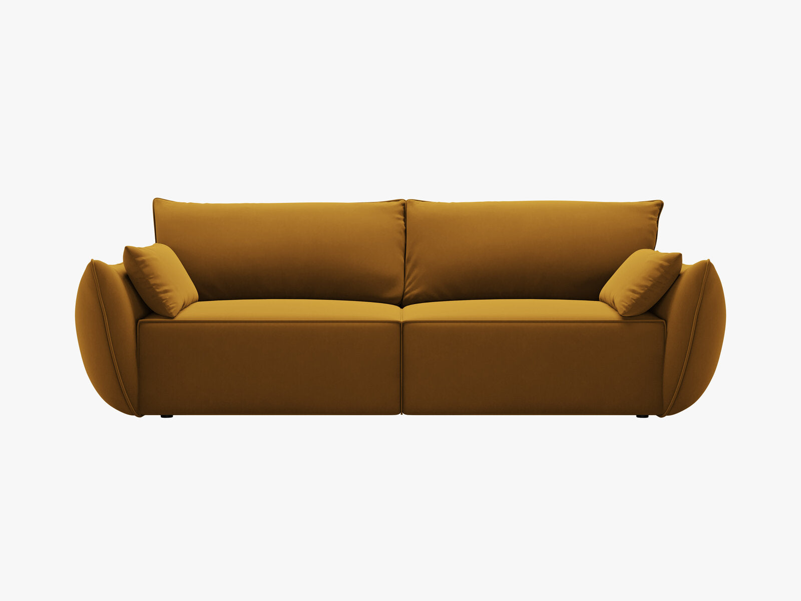 Micadoni Kaelle Sofa Mit Bettfunktion Und Stauraum Samt Bluvel Gelb