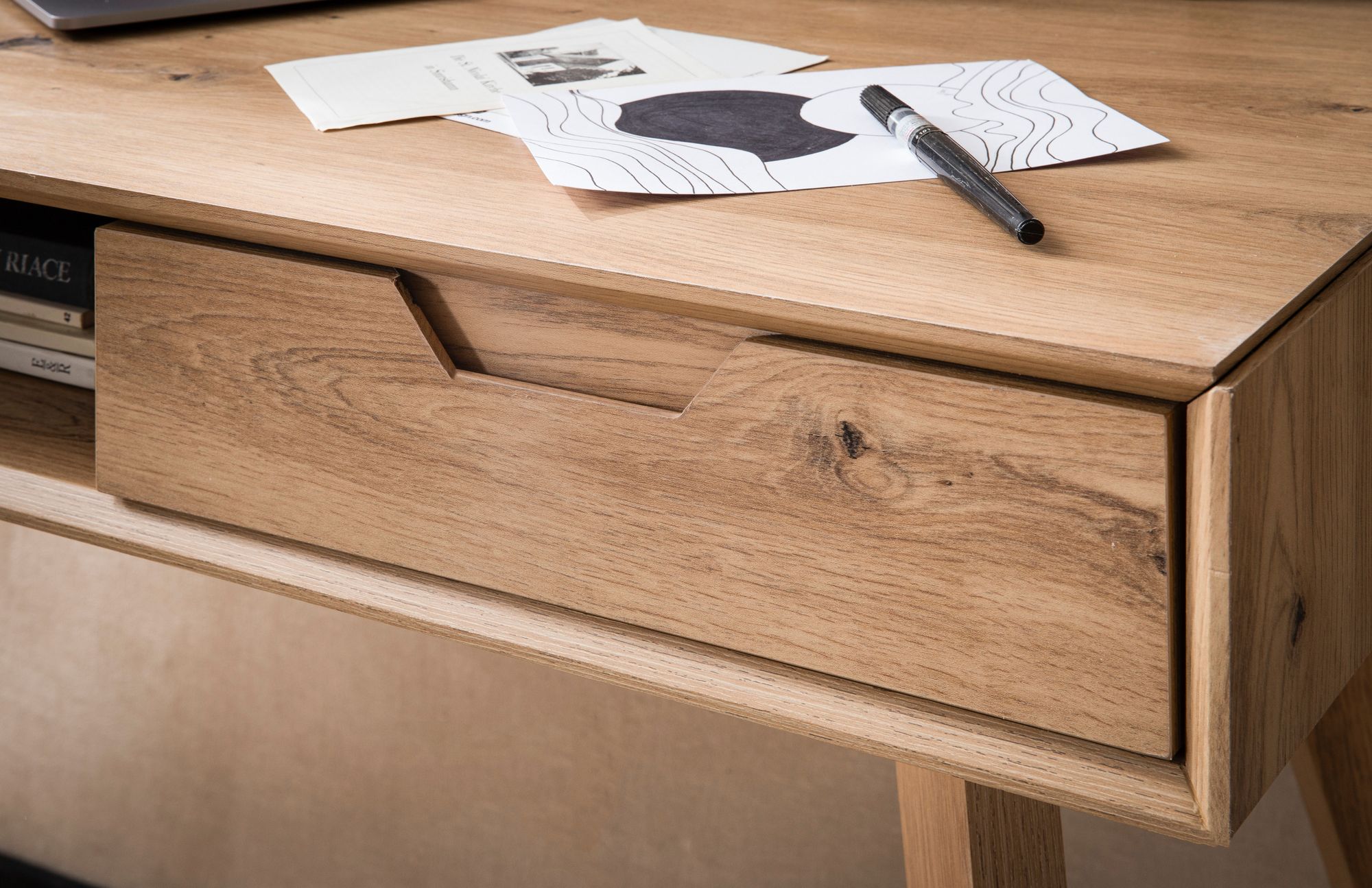 Schreibtisch Ellingsoy Braun 120 × 55 × 77 cm