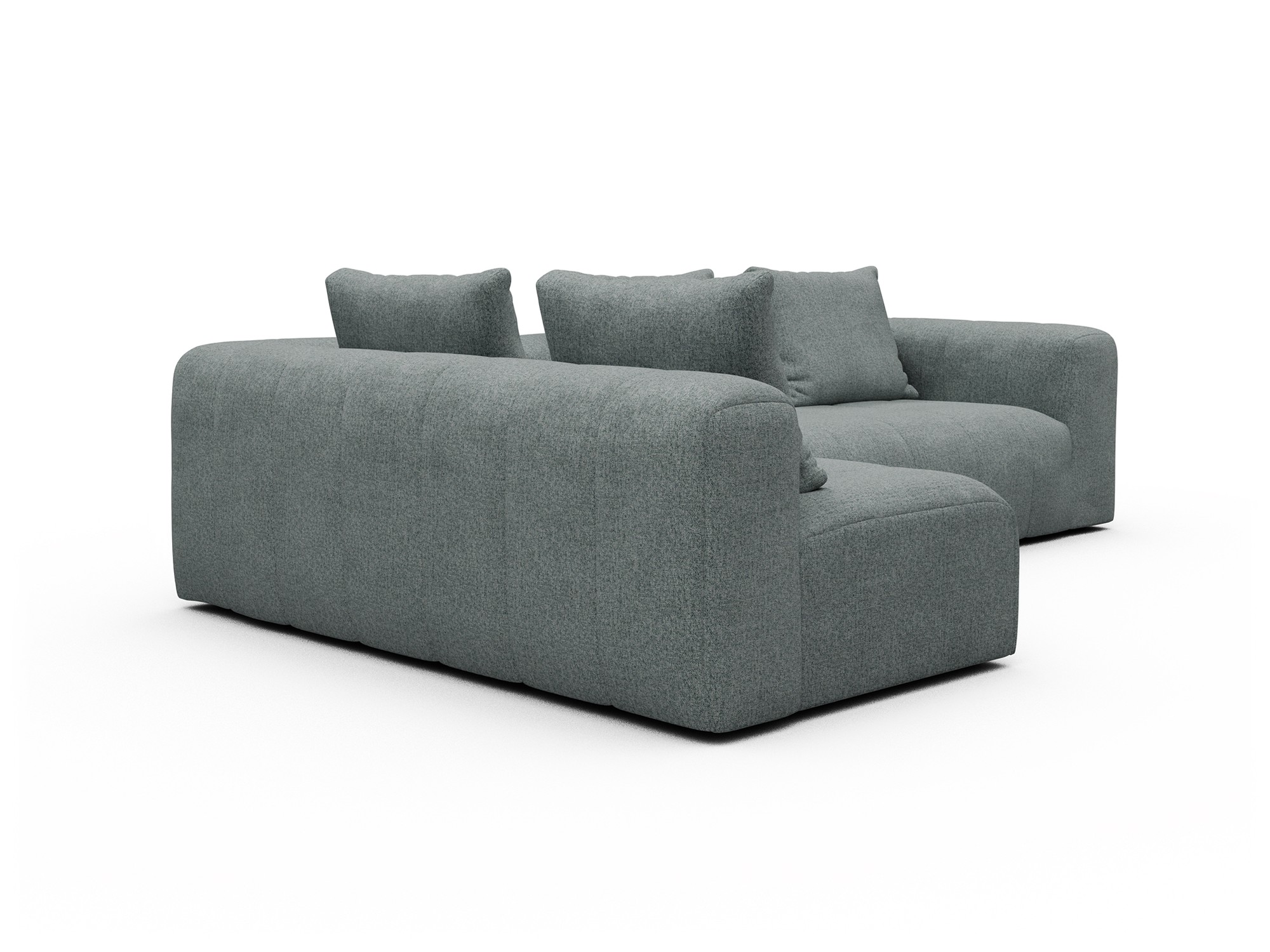 Hugo 2x 2,5-Sitzer Armlehne rechts Casone-Light-Mixed-Green moebelfaktor
