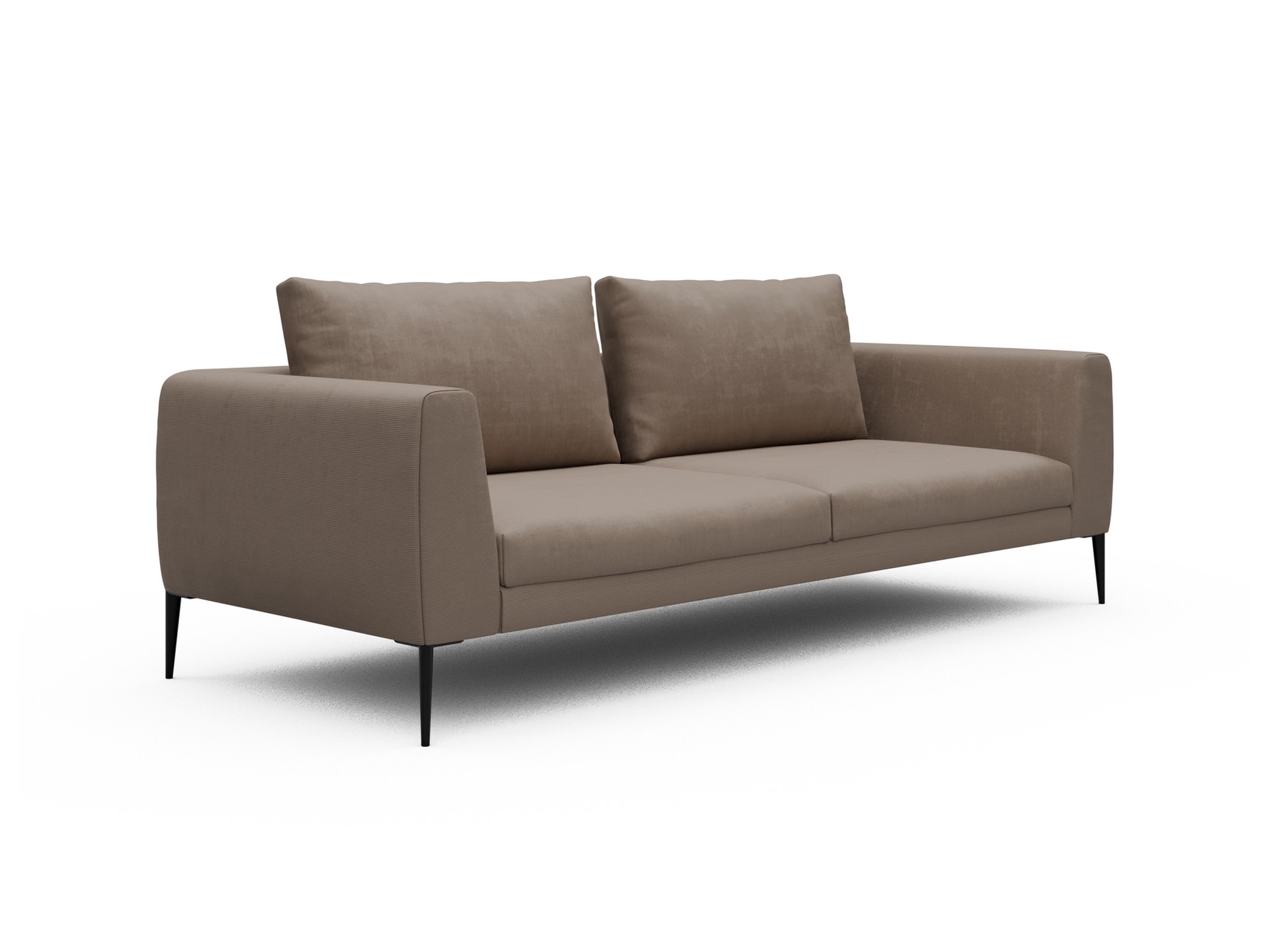 Skandi Home Sofa Paul 3-Sitzer Cordufine-Biege moebelfaktor