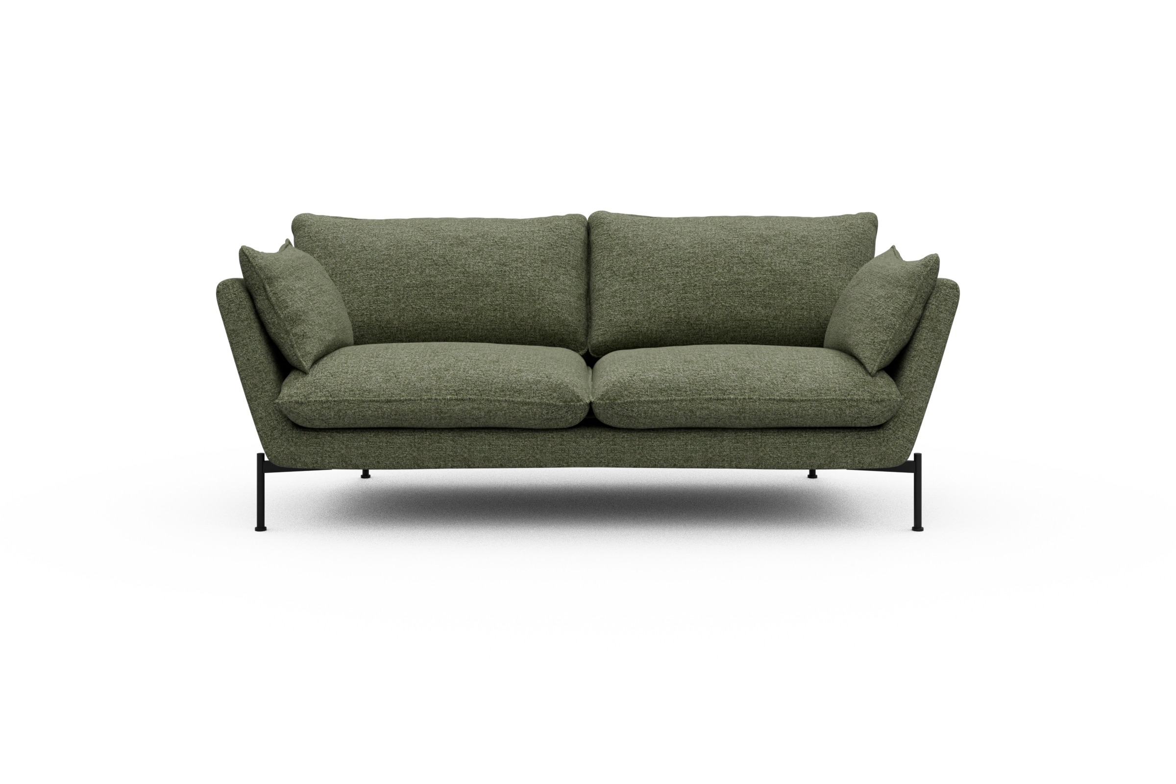 Skandi Home Sofa Anton 2-Sitzer Carreno-Vivid-Green moebelfaktor