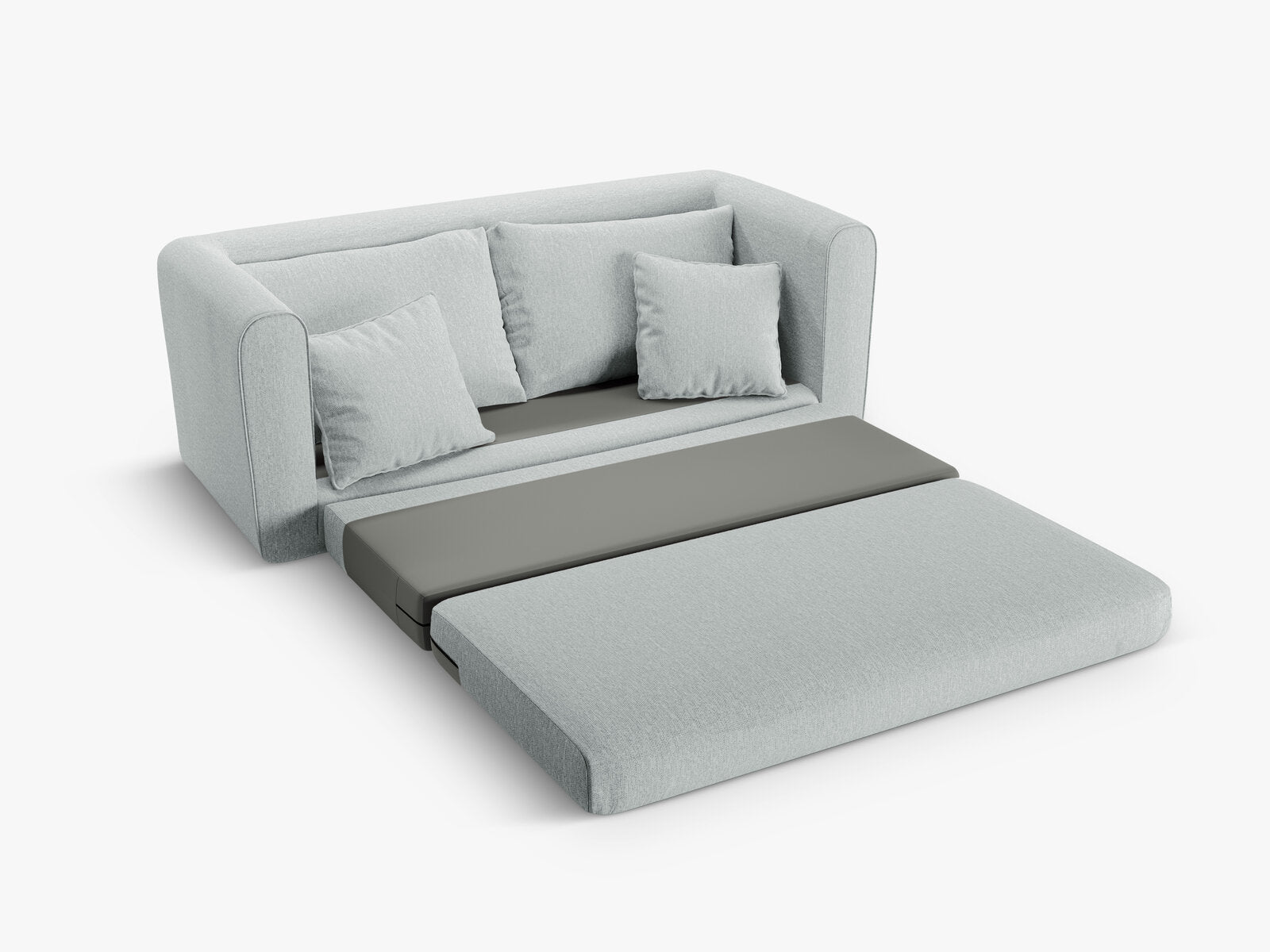 Micadoni Sofa Lido 2-Sitzer Strukturierter Stoff Minze