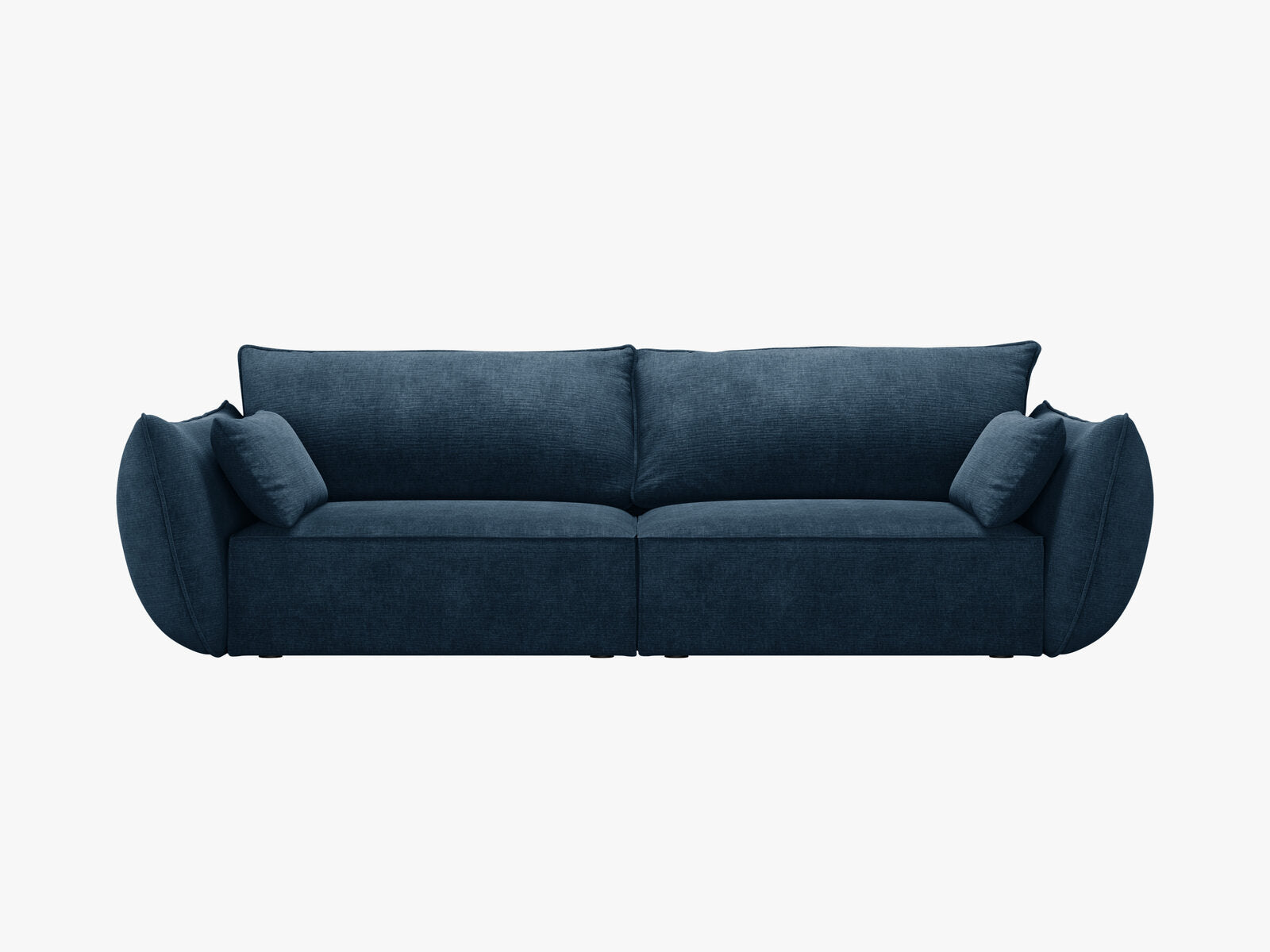 Micadoni Sofa Kaelle 3-Sitzer Chenille Over The Horizon Königsblau