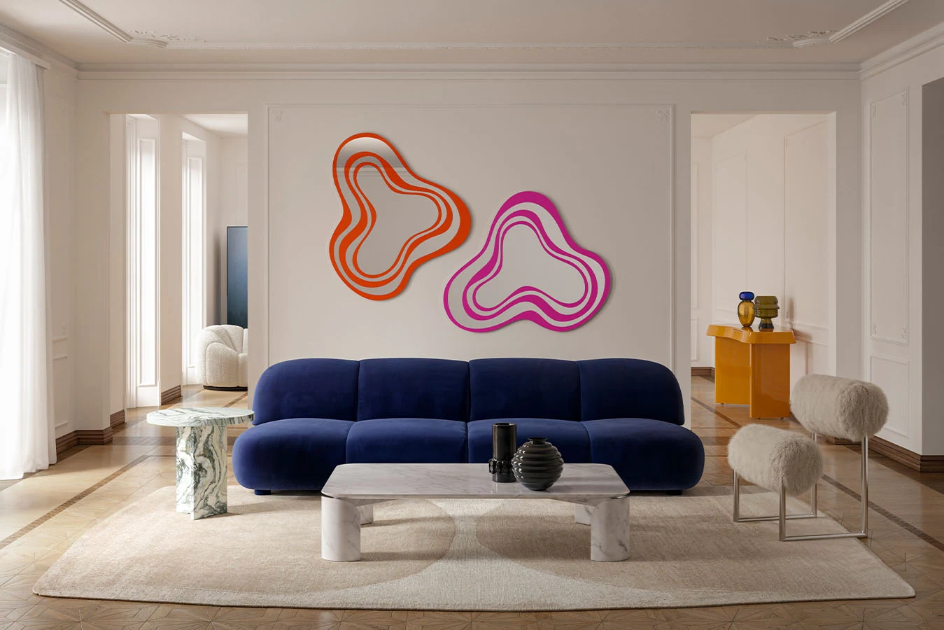 deKnudt Nimbus Pink – Raumansicht 4