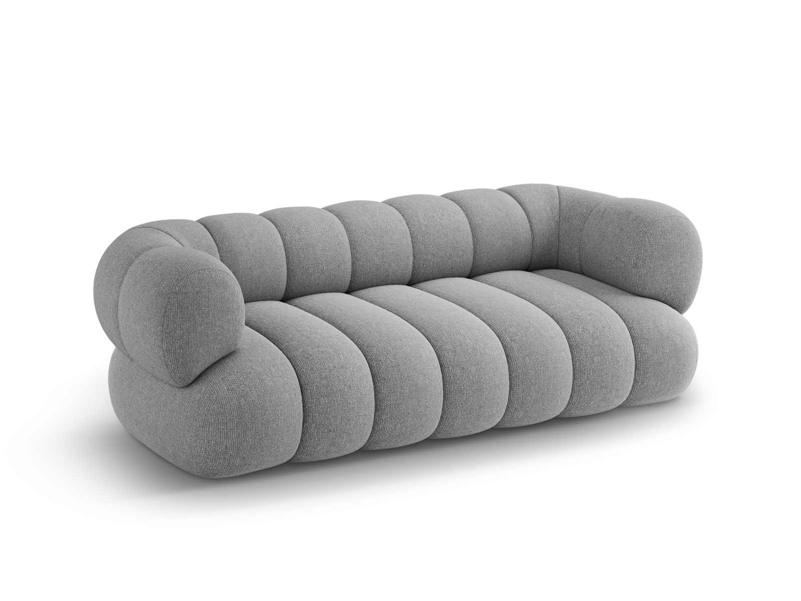Cosmopolitan Design Sofa Koge 3-Sitzer Chenille Eden Marineblau