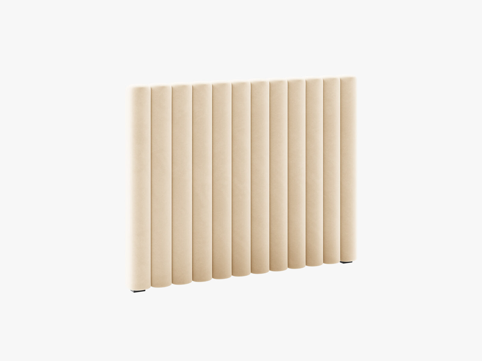 Micadoni Mistero Samtiger Kopfteil 80 cm Samt Paris Nude 120x95