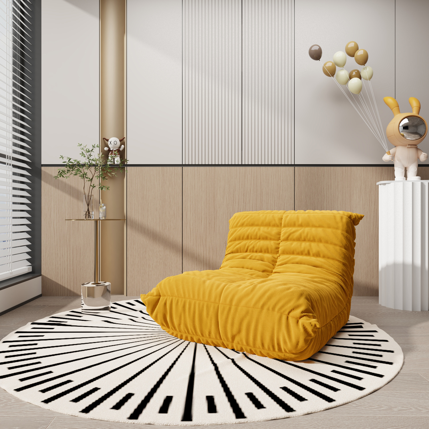 Livin Hill Beistelltisch Modig Gold und Transparent M28