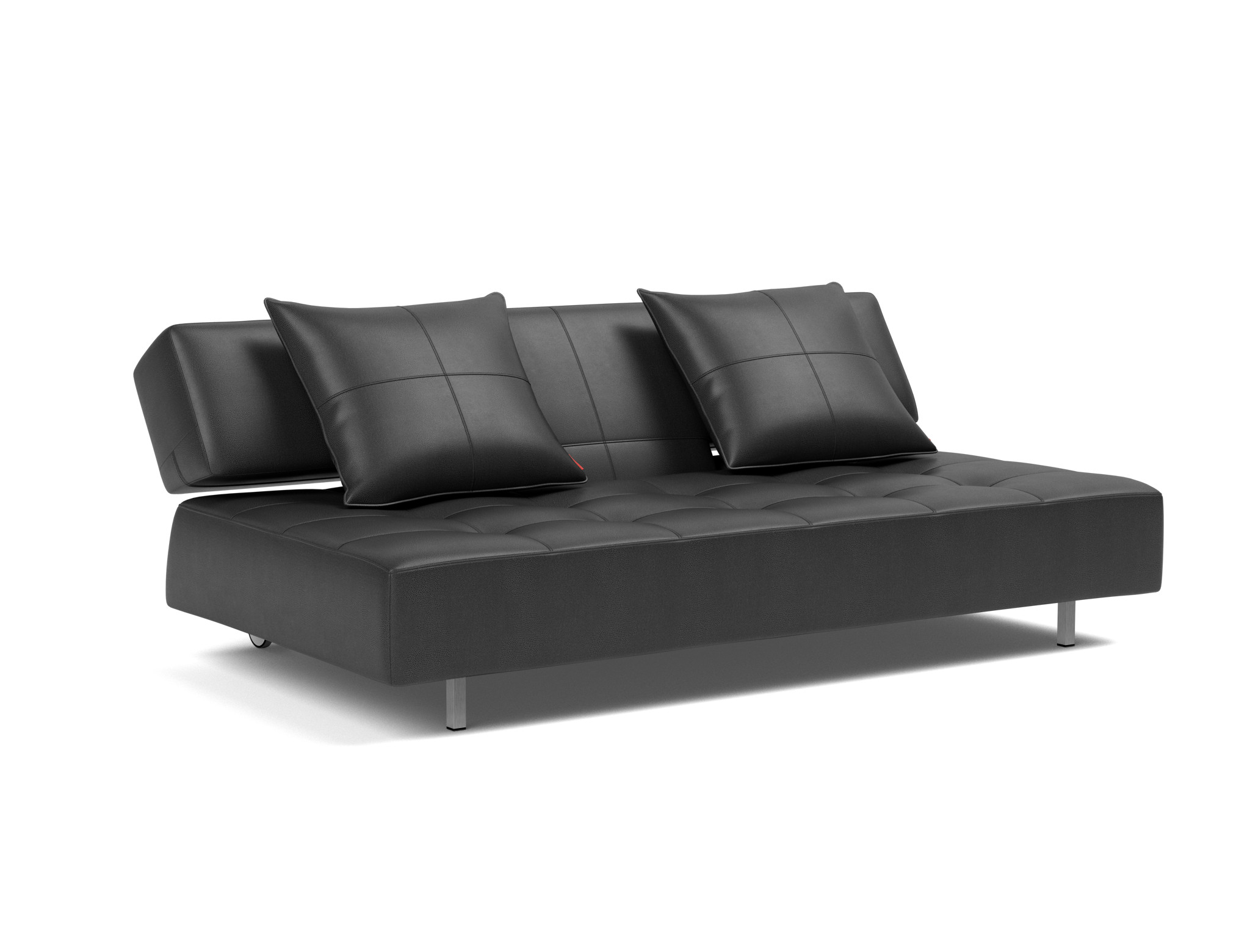 Schlafsofa Long Horn D.E.L. Lederoptik Faunal 550-Black