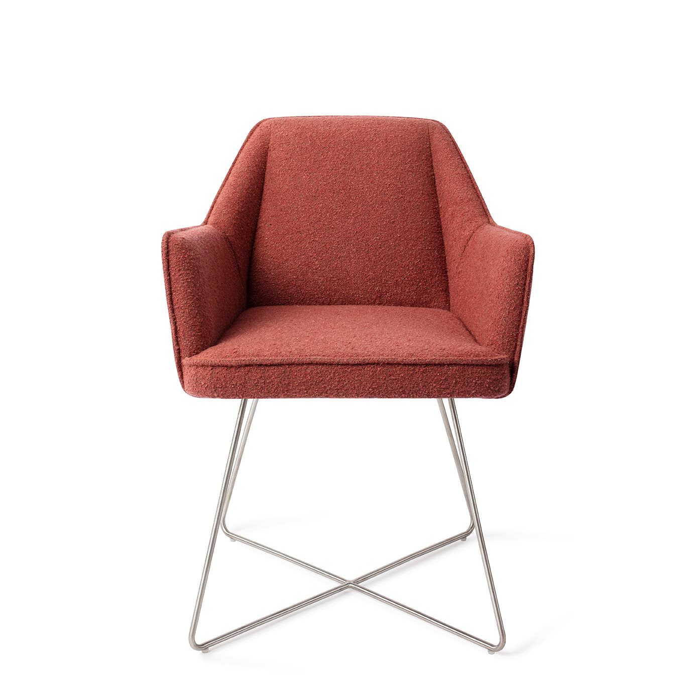 Jesper Home Esszimmerstuhl Tome Shabby-Saffron Cross Stahl moebelfaktor