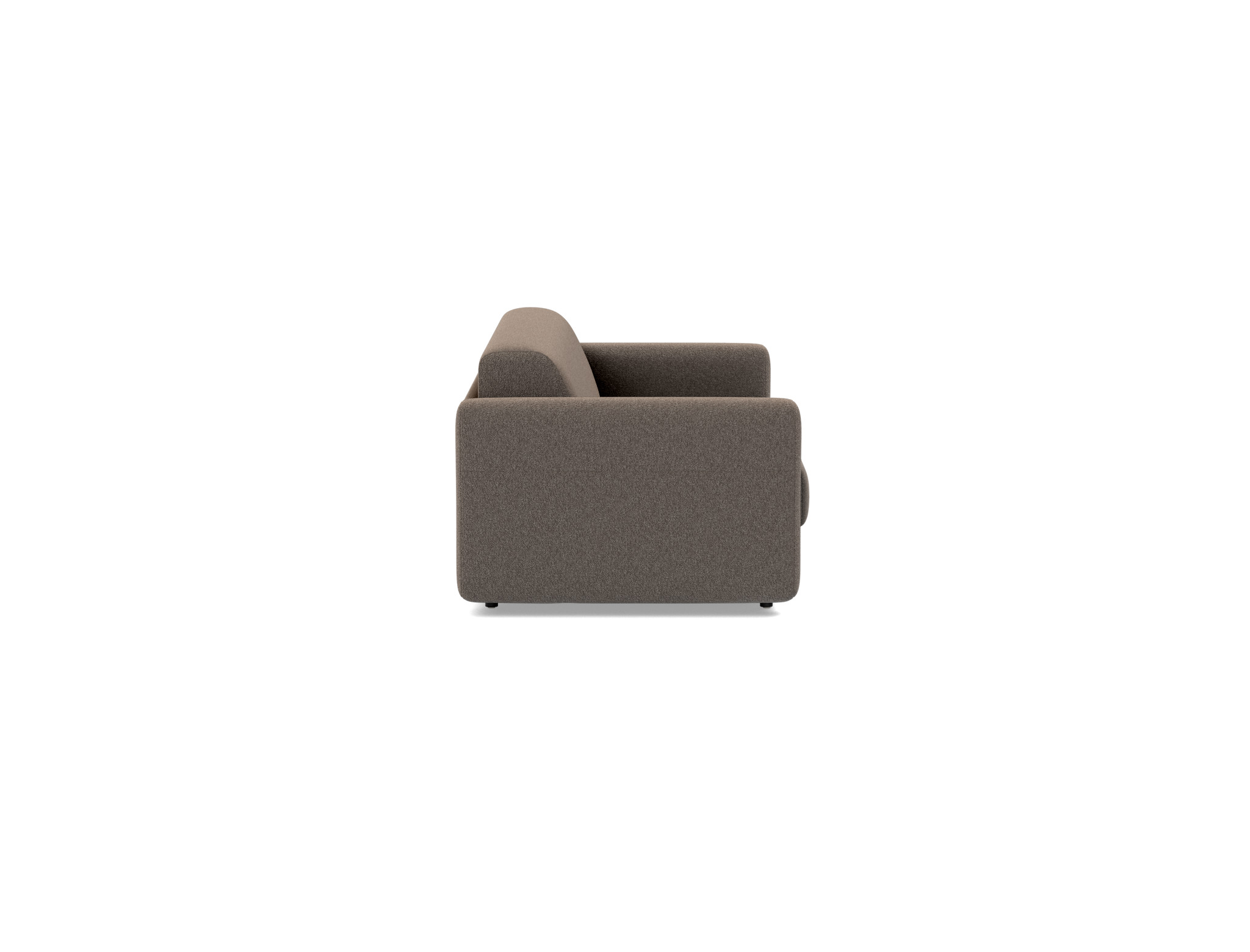 Schlafsofa Killian mit Memory-Matratze 140 Boucle Skandi 530-Taupe