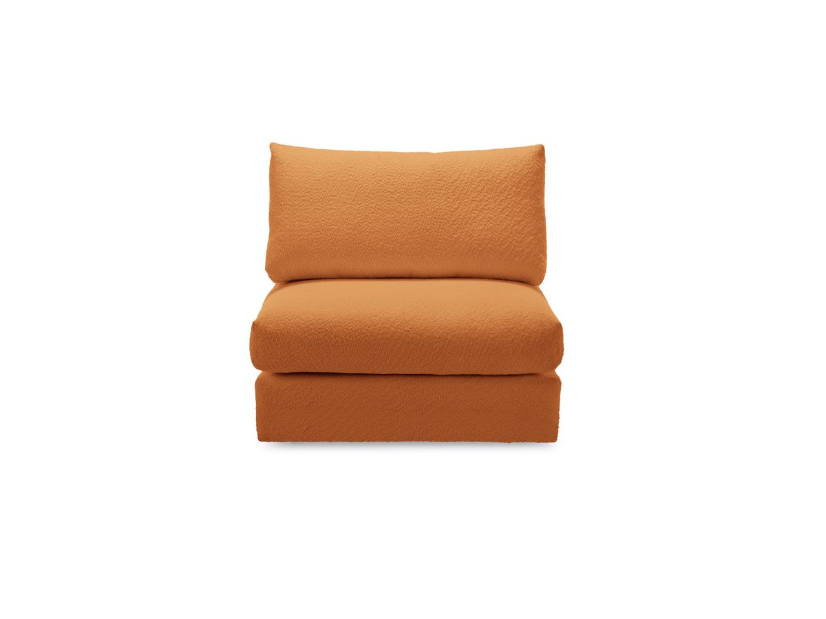 Bobochic Paris Sofamodul 1-Sitzer Bouclé-Stoff Gelb