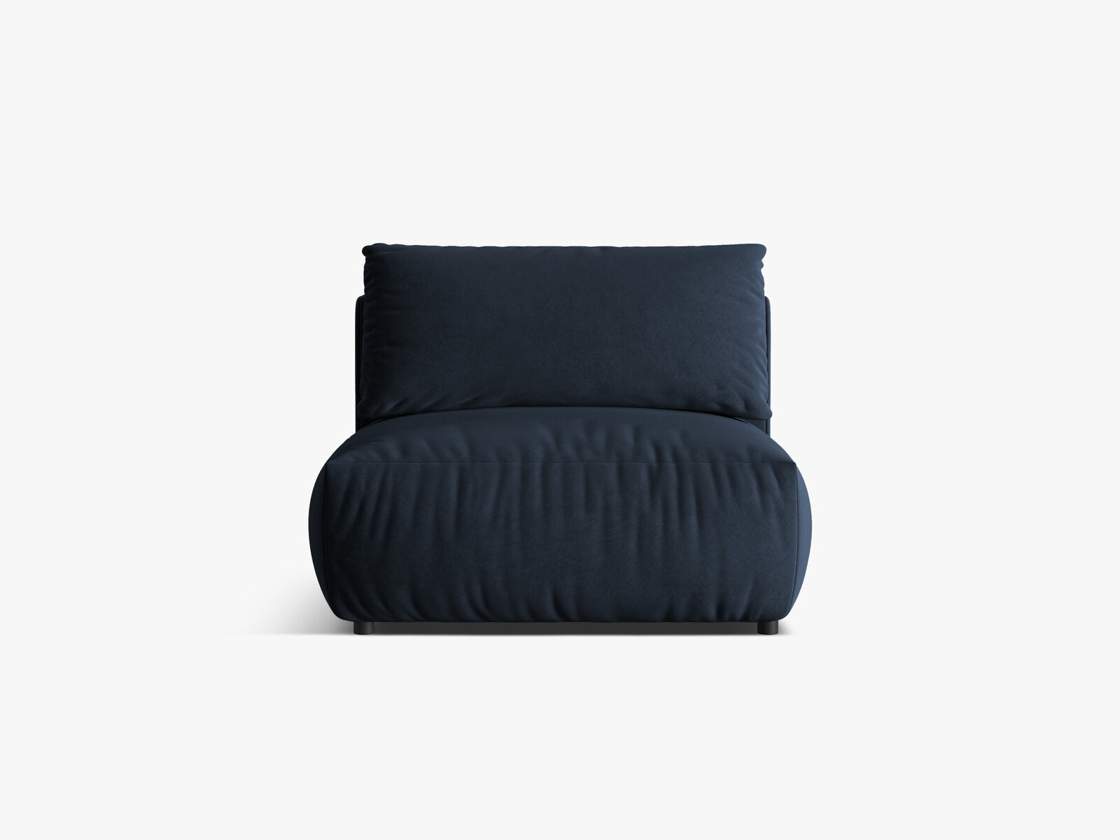 Micadoni Modul Chris Groß 1-Sitzer Samt Casino Königsblau