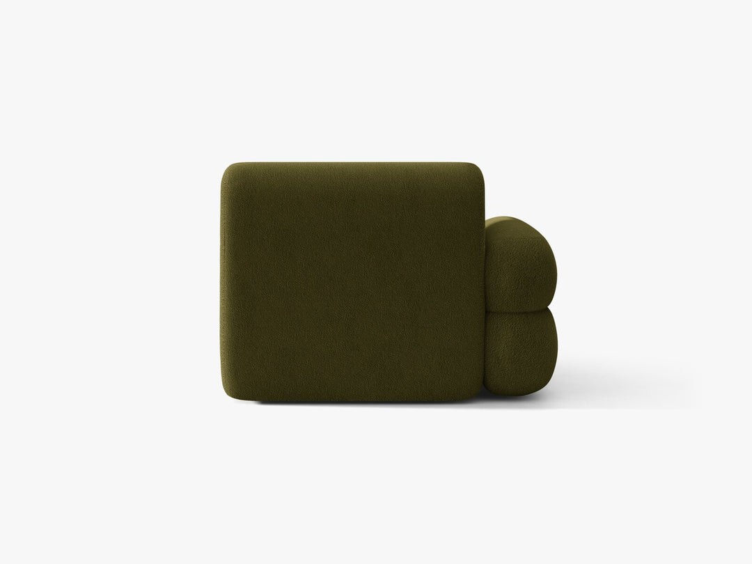 Micadoni Neo Chaiselongue Links Boucle Baloo Dunkles Olivgrün