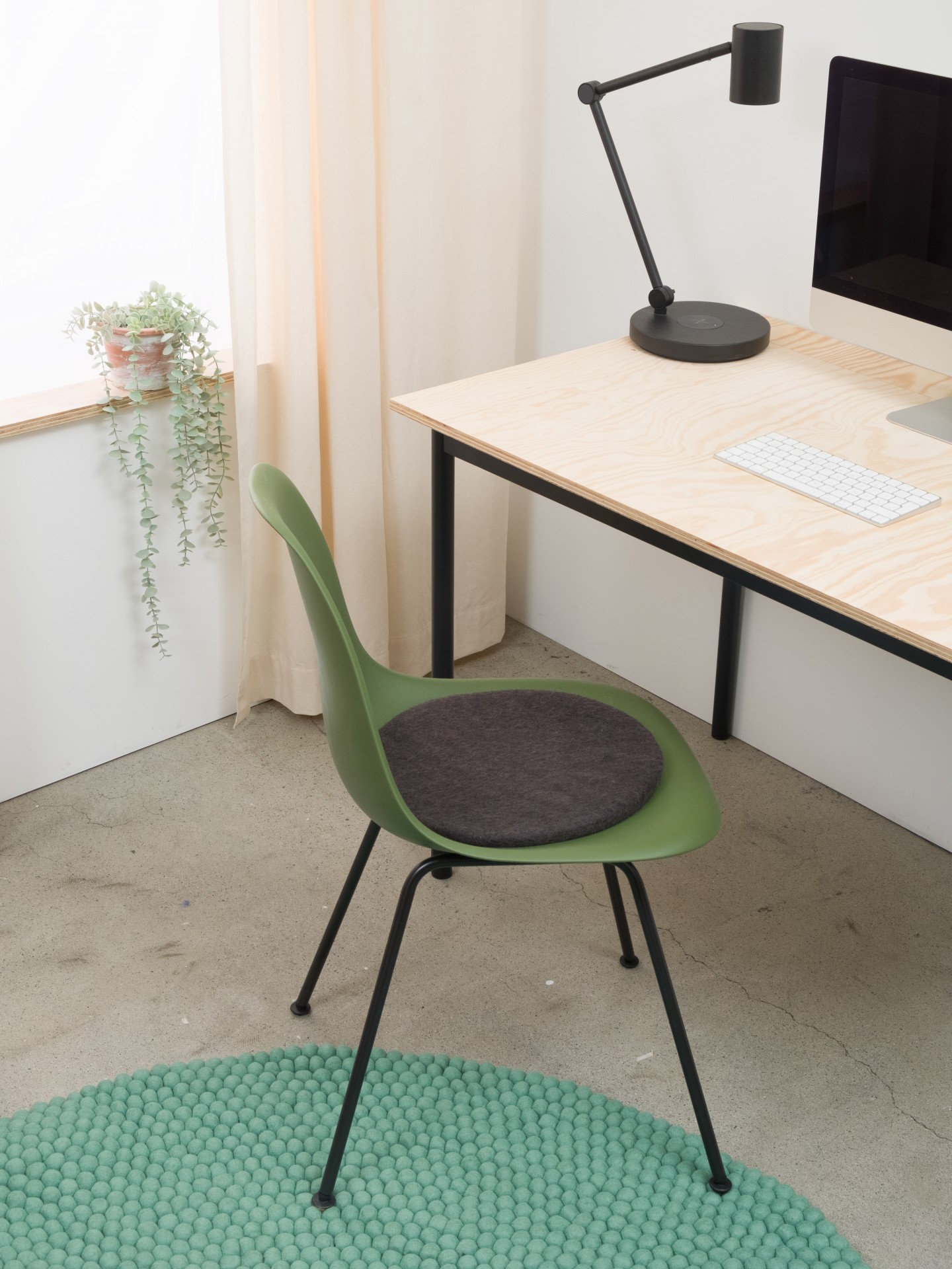 myfelt Kuno - Flache Sitzauflage rund