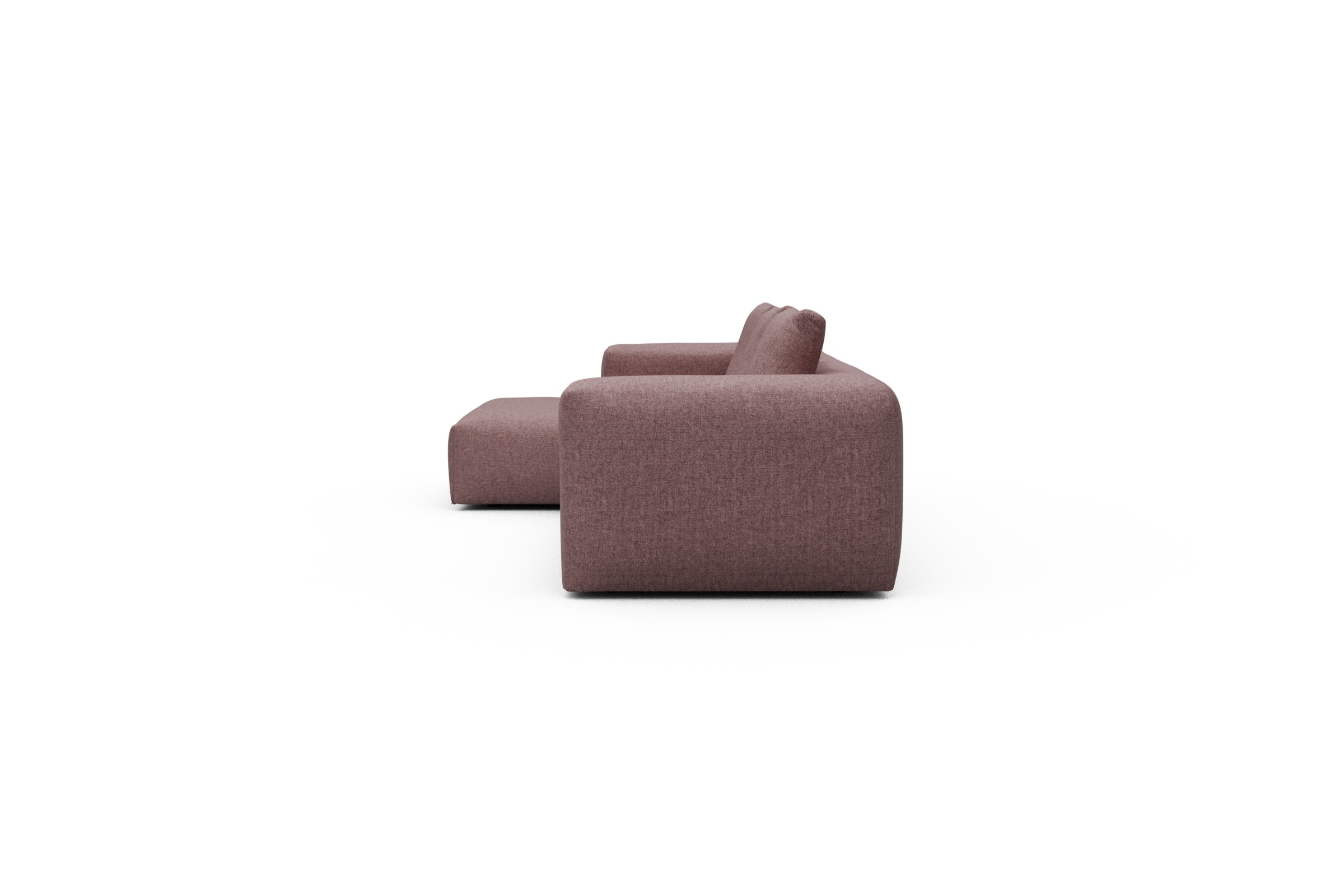 Ecksofa Fred Chaiselongue links mit 2,5-Sitzer Sama-Flamingo