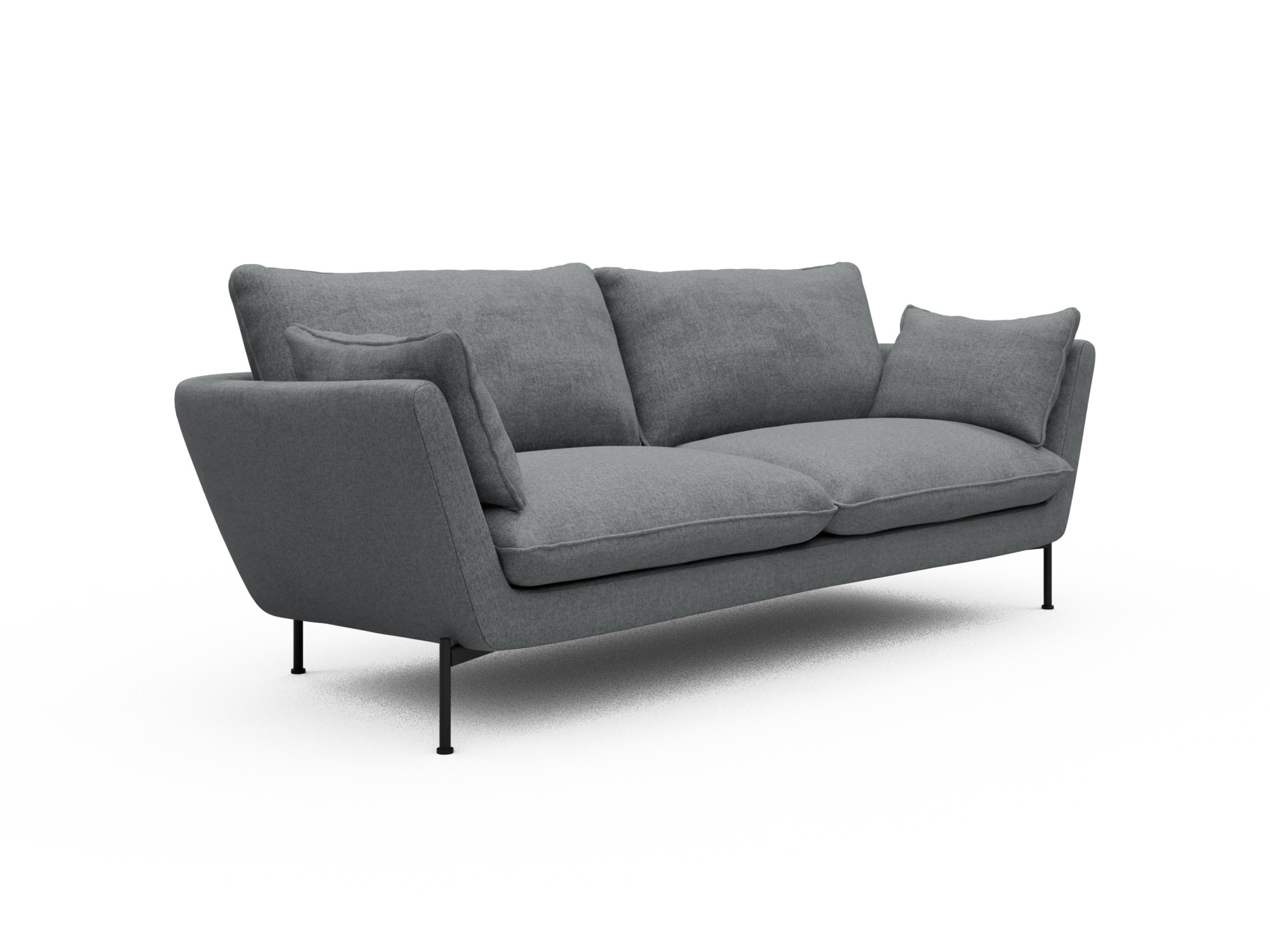 Skandi Home Sofa Anton 3-Sitzer Casone-Gravel-Grey moebelfaktor