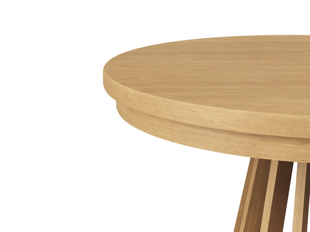 Cosmopolitan Design Esstisch ausziehbar Vasto Natürliche Eiche