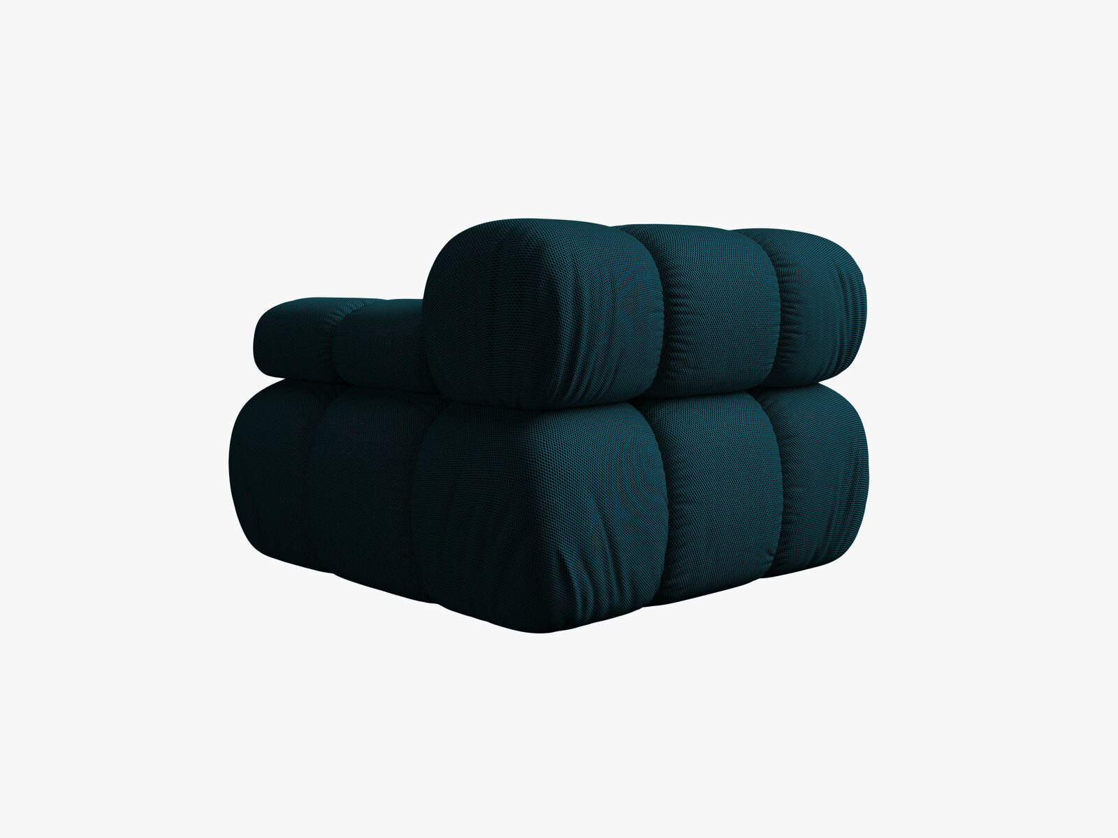 Micadoni Eckmodul Bellis Rechts 3D-Stoff Sonic Marineblau