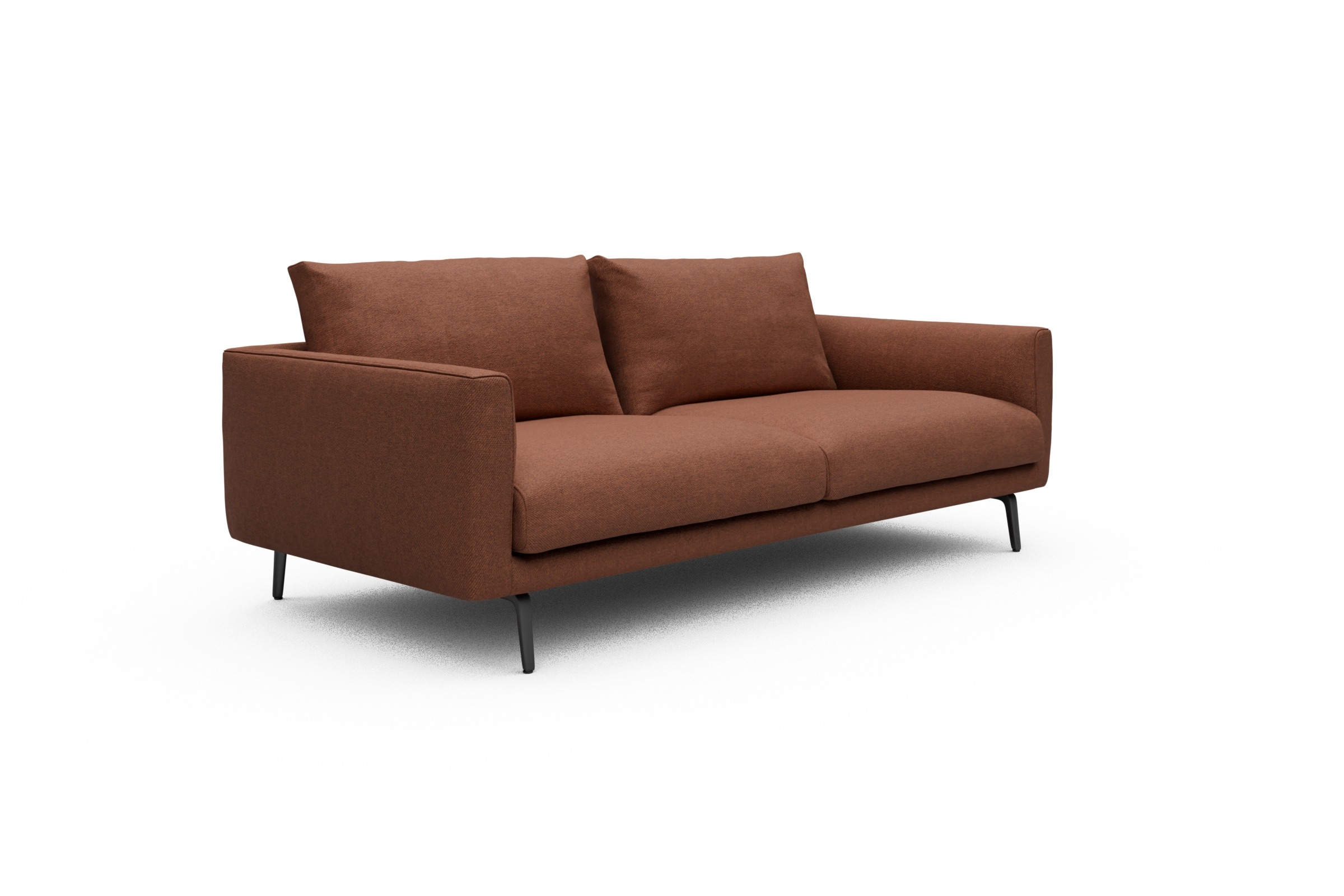 Sofa Karl 3-Sitzer Weda-Rust