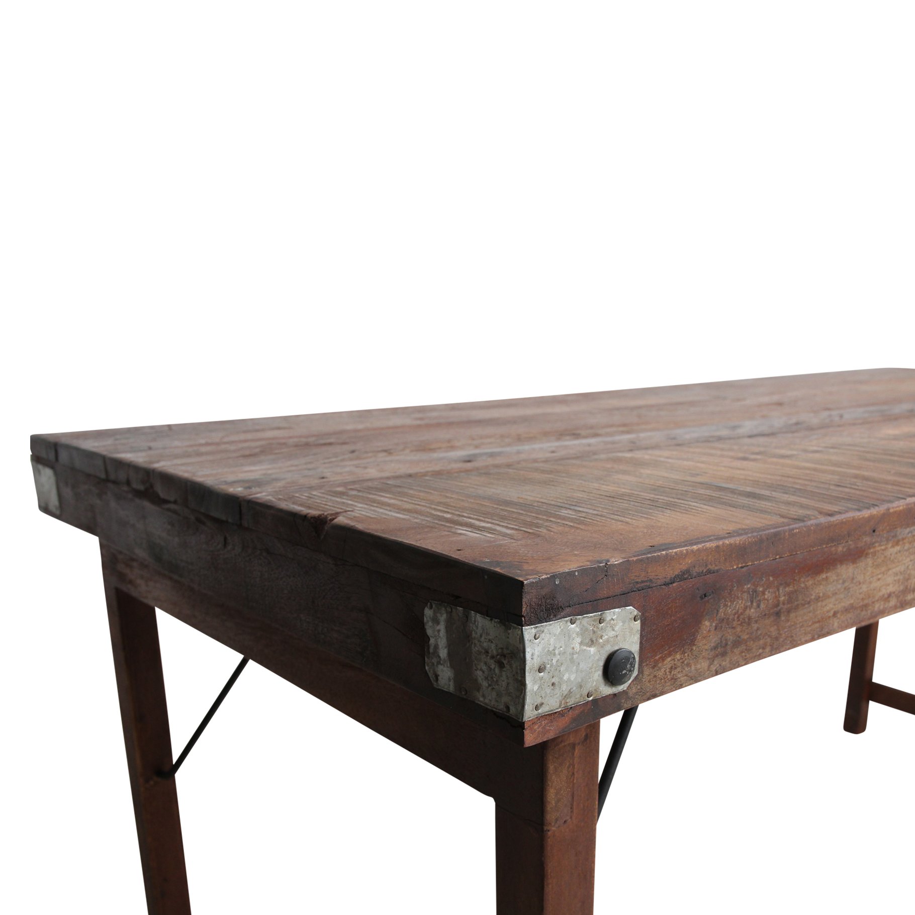 Raw Materials Klappbarer Vintage-Esstisch 165x75x76cm