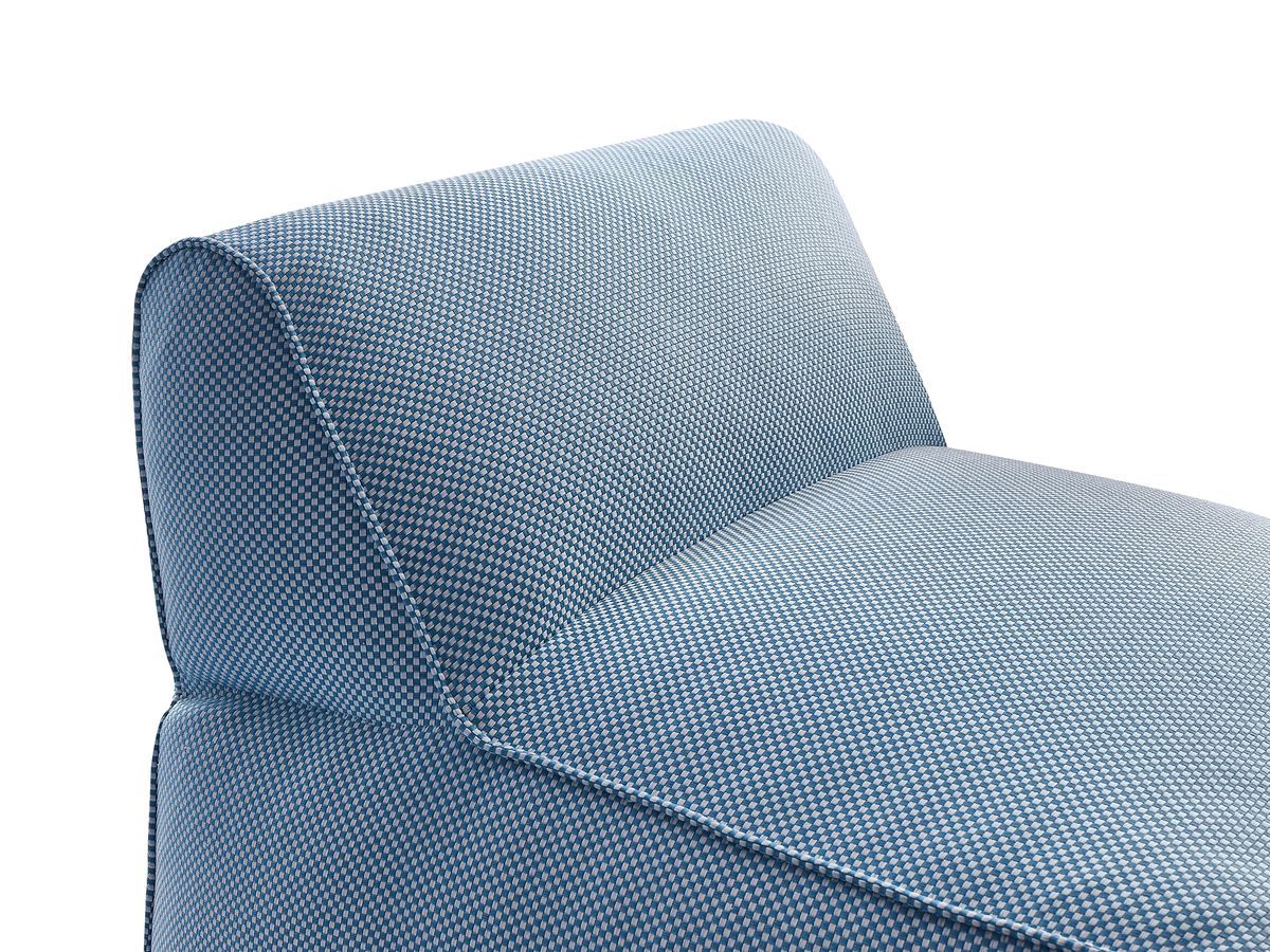 Bobochic Riviera Sofamodul 1-Sitzer Melange-Stoff Dunkelblau