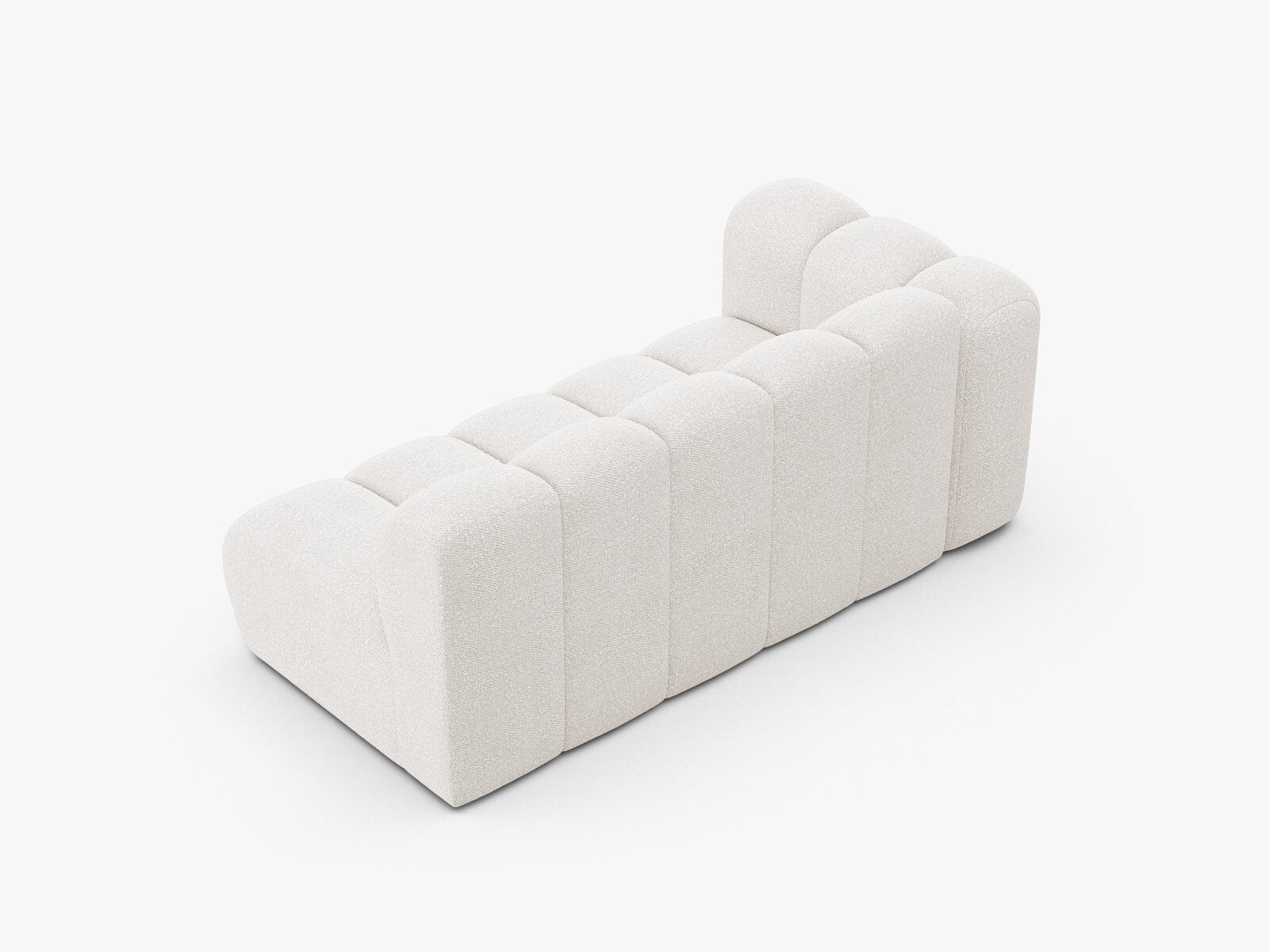 Micadoni Modul Lupine 3-Sitzer Boucle Baloo Weiß Links