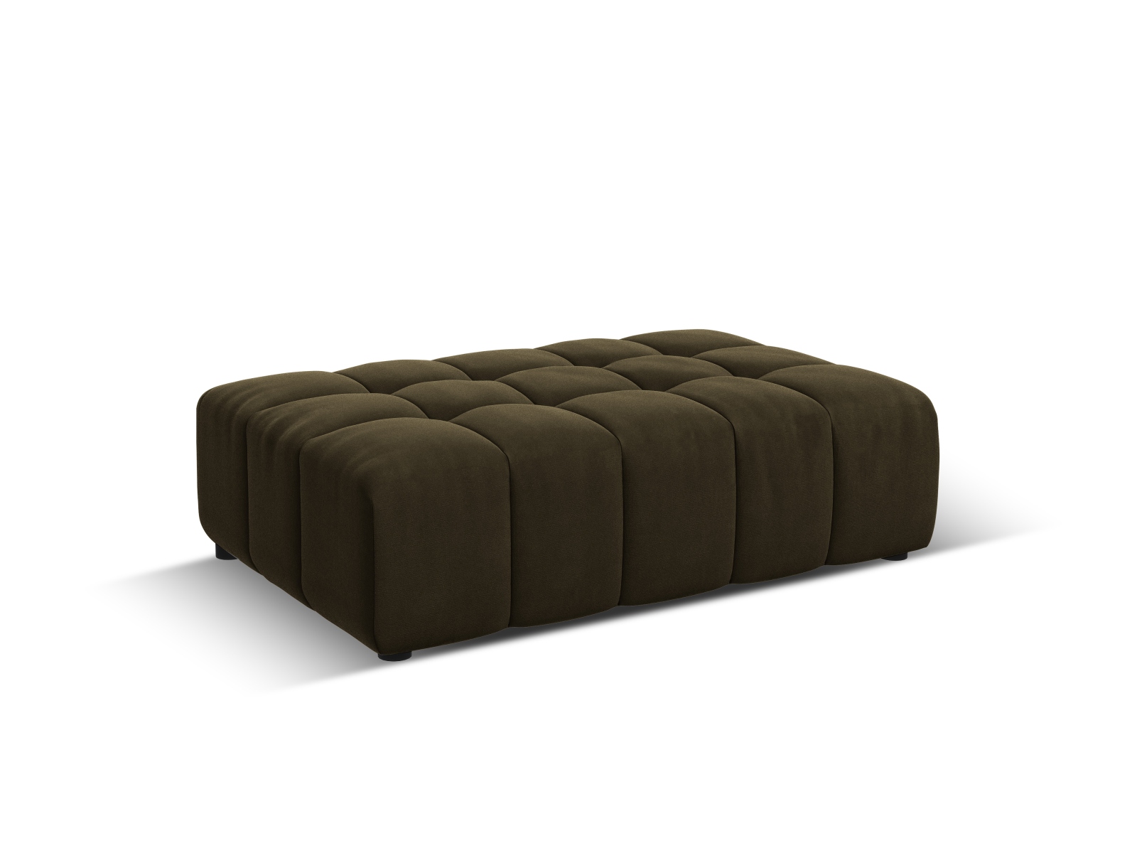 Cosmopolitan Design Pouf Chicago Samt Bluvel Grün
