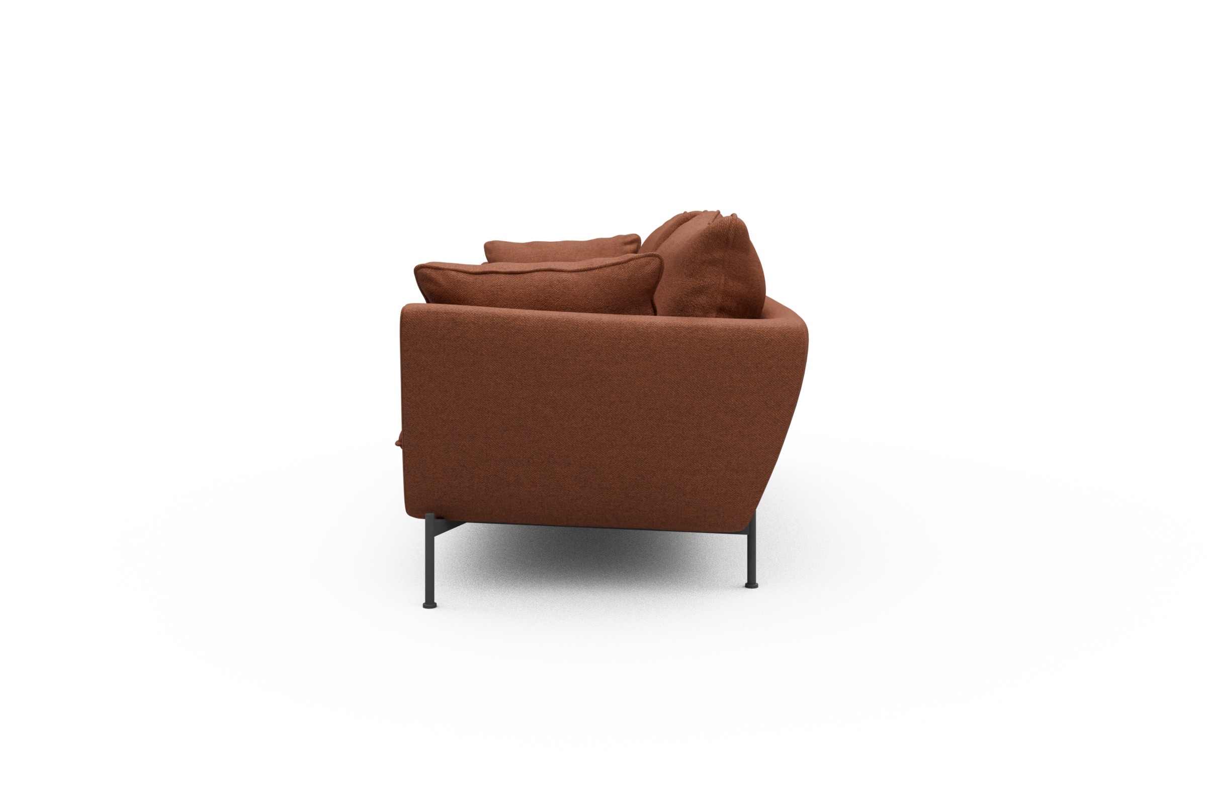 Sofa Anton PREMIUM 3-Sitzer Weda-Rust