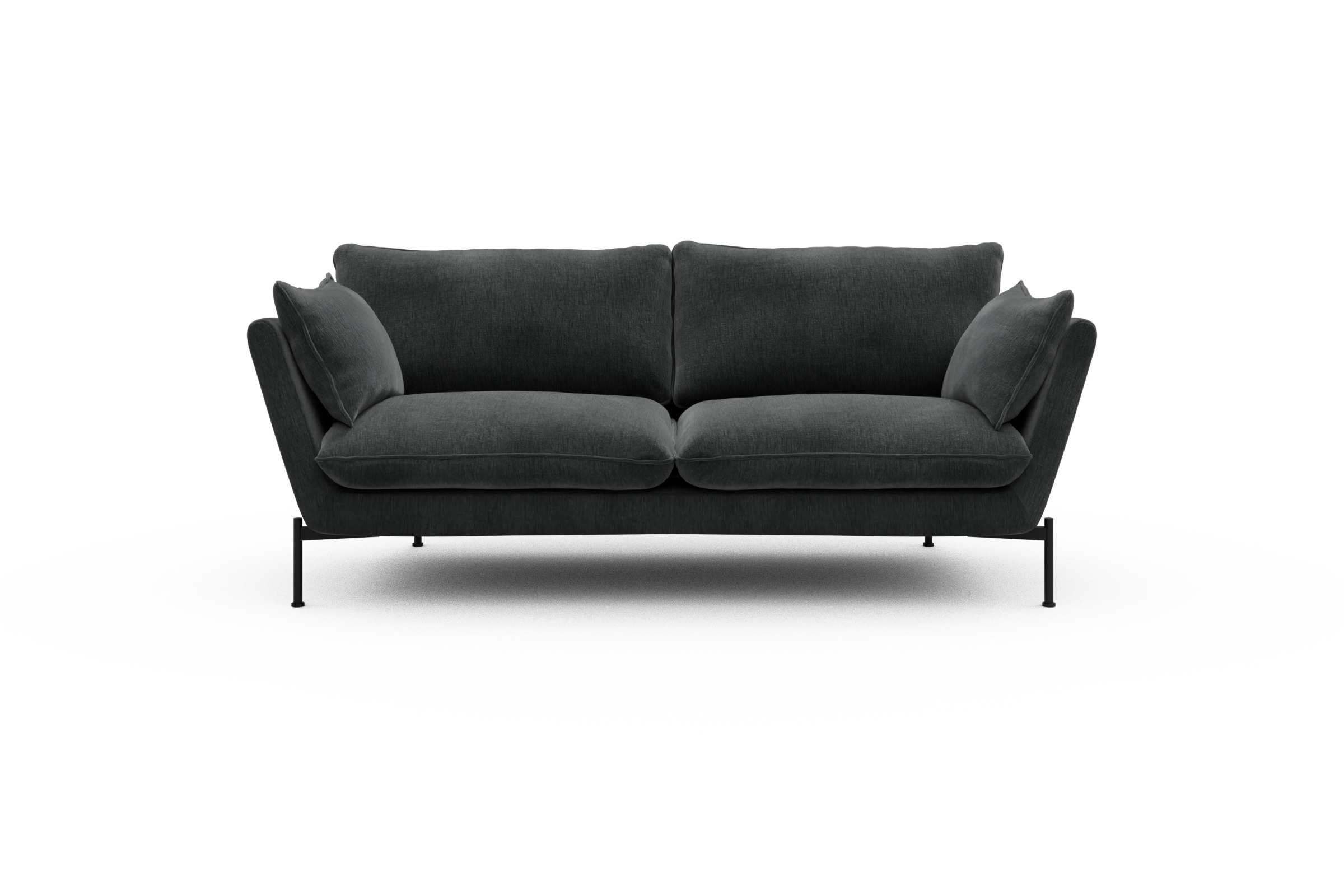 Skandi Home Sofa Anton 2-Sitzer Smooth-Deep-Warm-Grey moebelfaktor