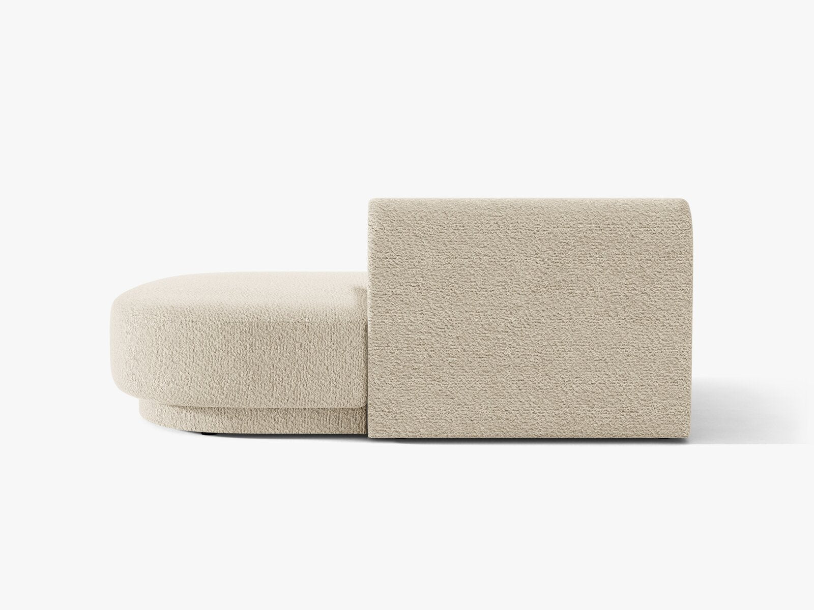 Micadoni 2-Sitzer Sitzmodul offen Miley Rechts Boucle Baloo Beige