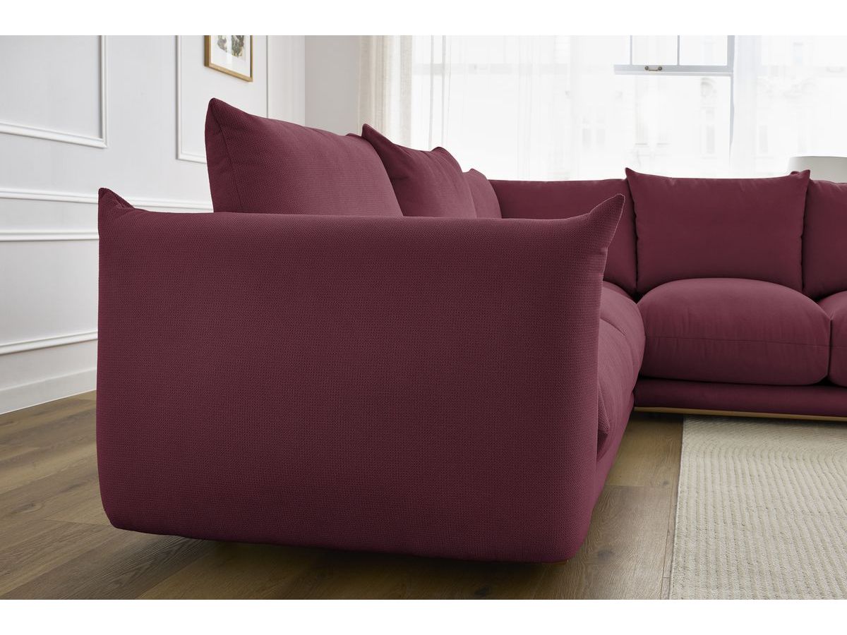 Bobochic Ernest Ecksofa Stoff Rot