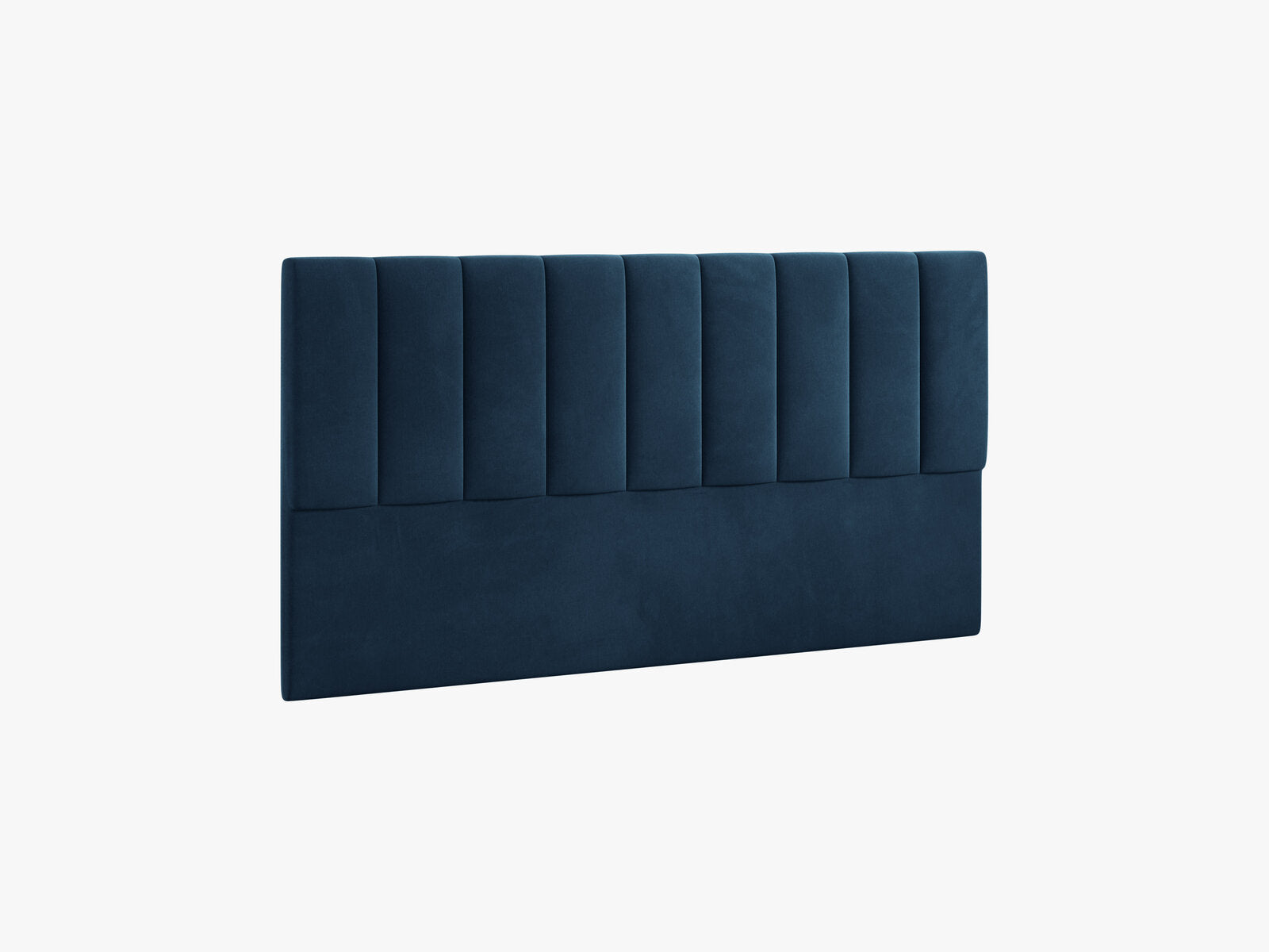 Micadoni Marl Samtiger Kopfteil 140 cm (H 95 cm) Samt Magic Velvet Marineblau 180x95