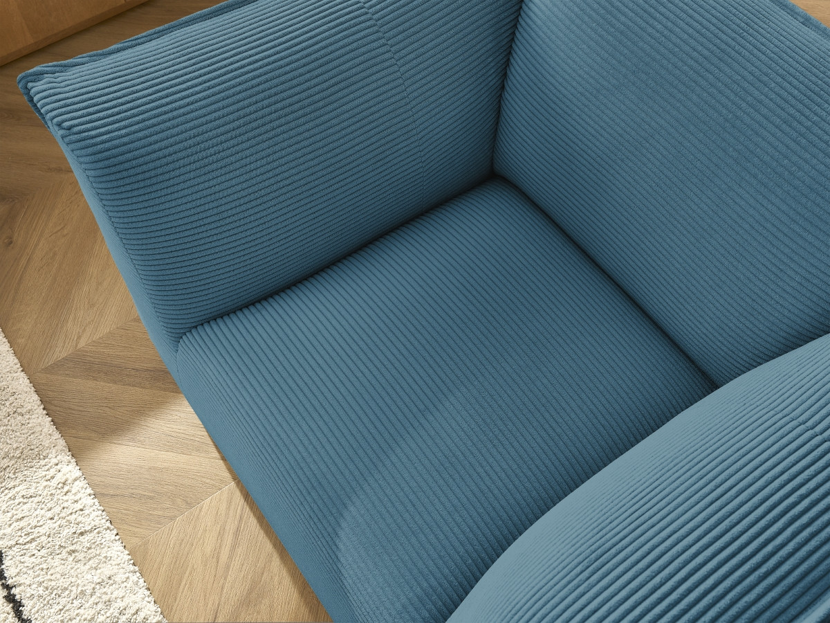 Bobochic Giorgia Sessel Cordsamt Hellblau