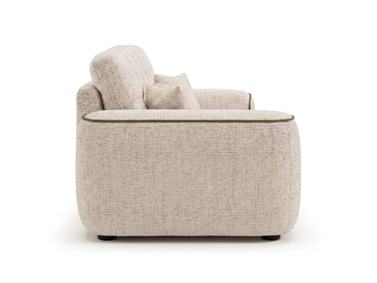 Bobochic Palais royal Sofa 3-Sitzer Chenille Grün