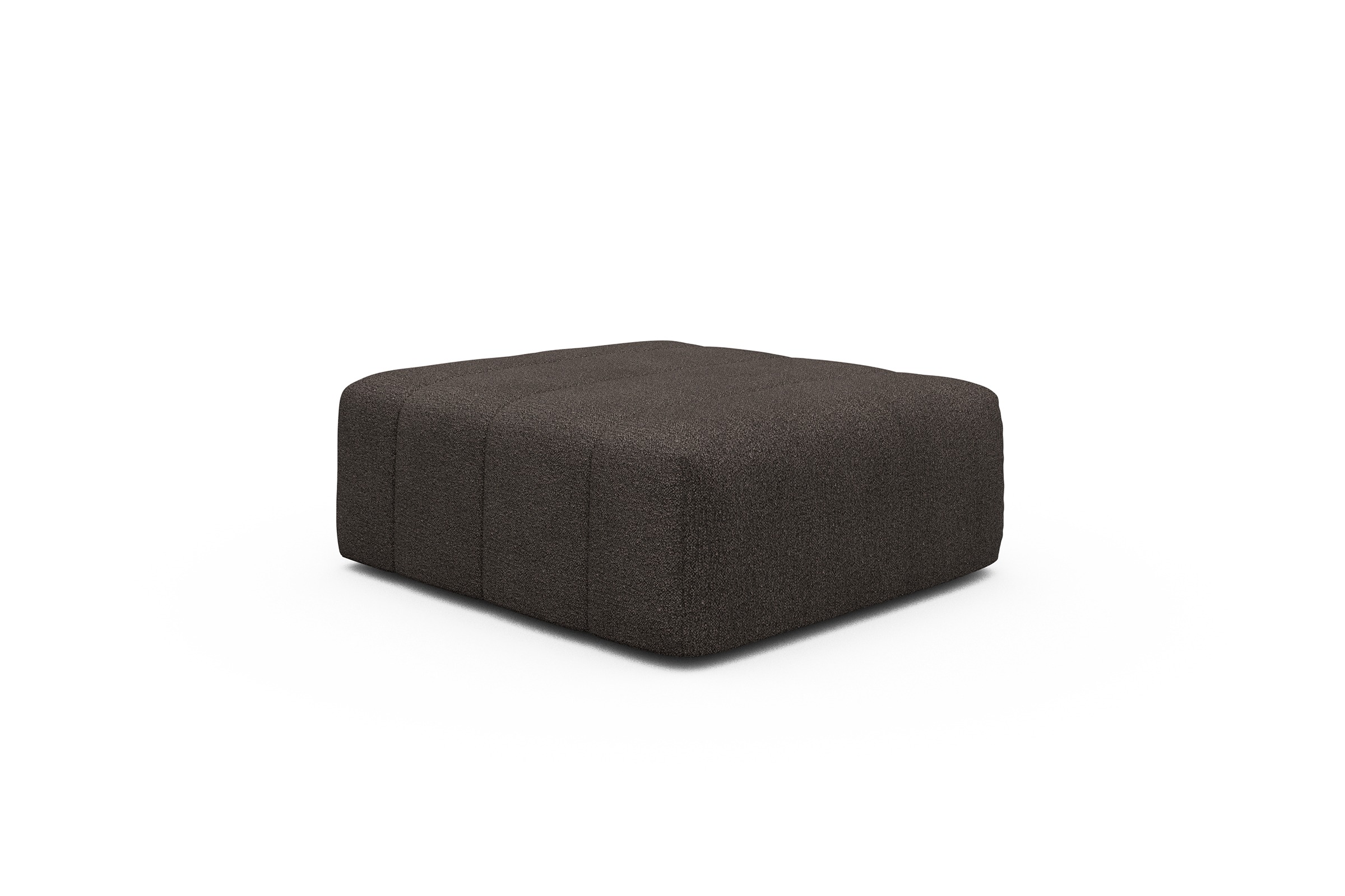 Sitzhocker Hugo Ottomane Boucle-Taupe