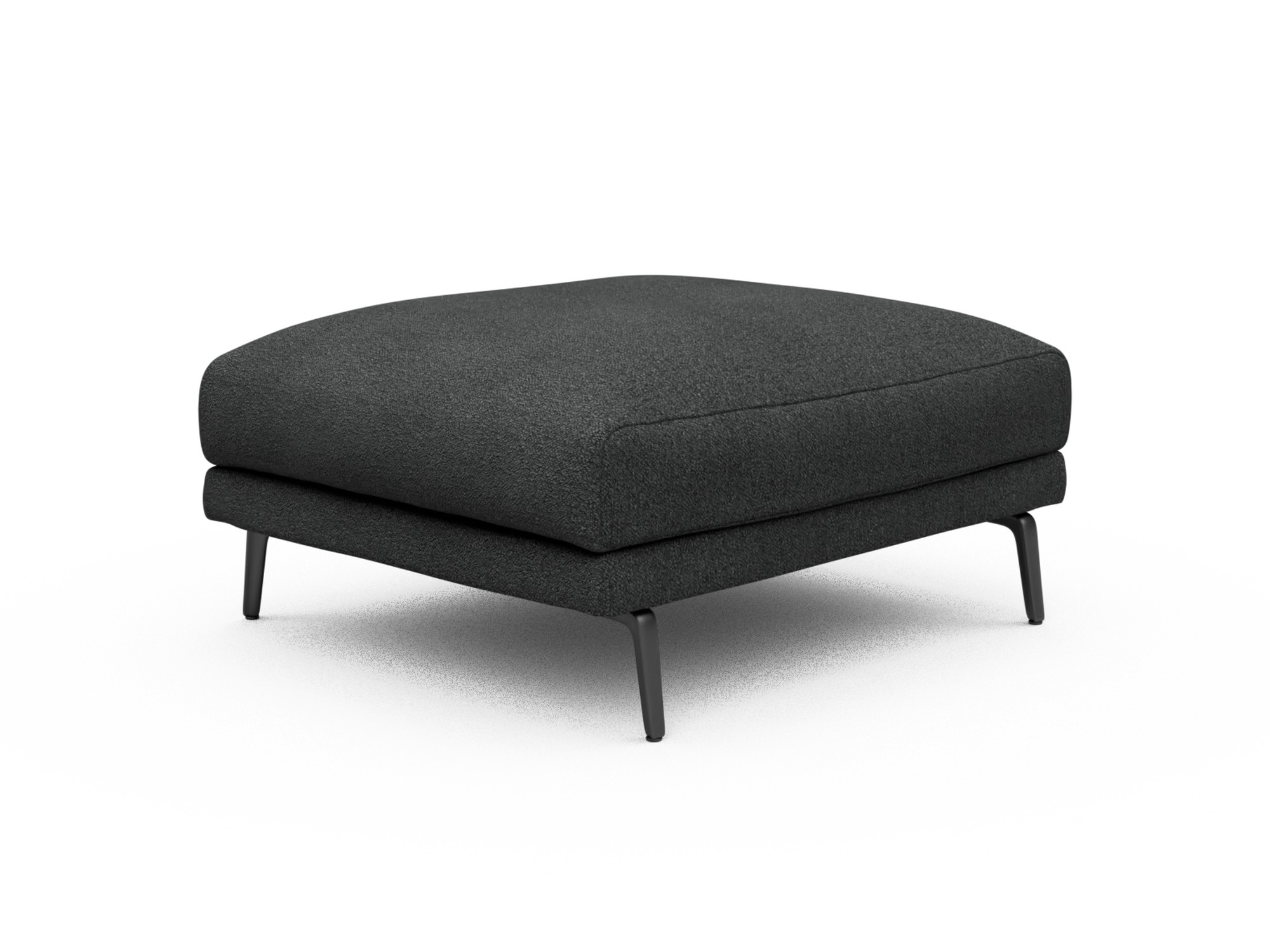 Skandi Home Ottomane Karl Boucle-Charcoal moebelfaktor