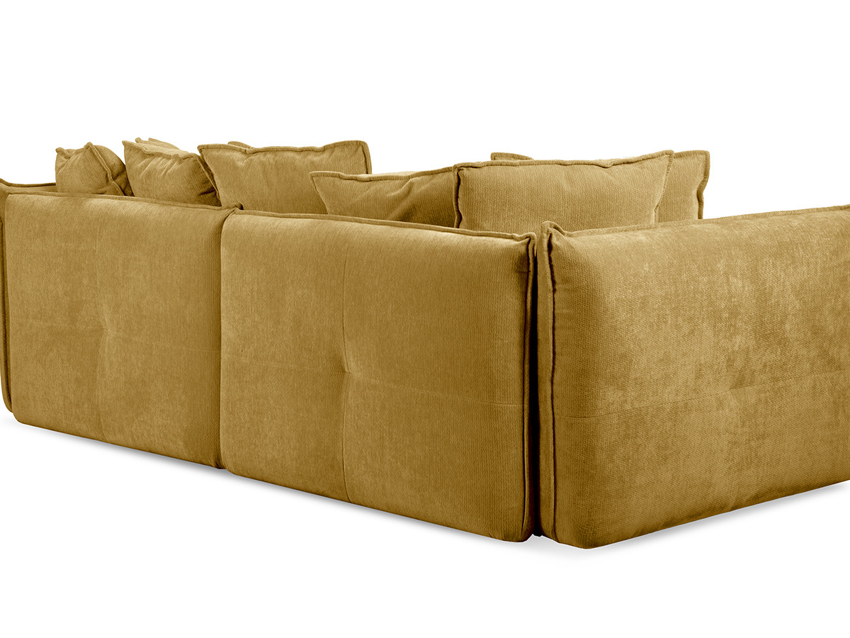 Bobochic Harlem Sofa 3-Sitzer Stoff Gelb