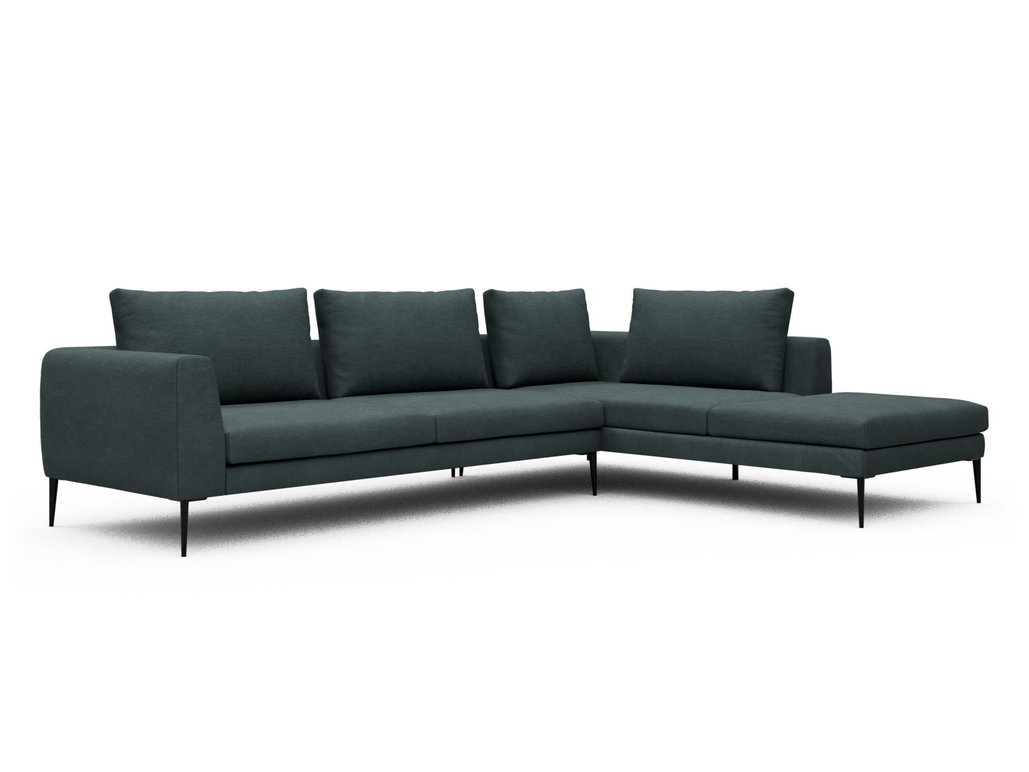 Skandi Home Ecksofa Paul Relax-Ecke rechts mit 3-Sitzer Vivus-Blue moebelfaktor