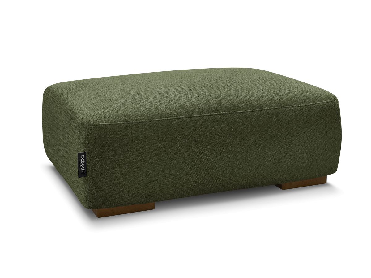Bobochic Sidonie Pouf Melange-Stoff Grün