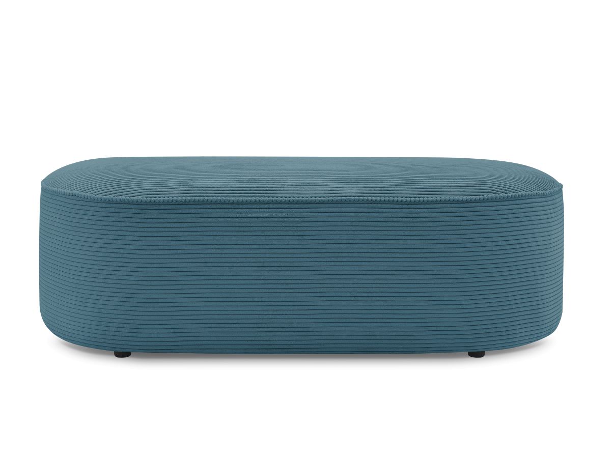 Bobochic Rousseau Pouf Cordsamt Dunkelblau