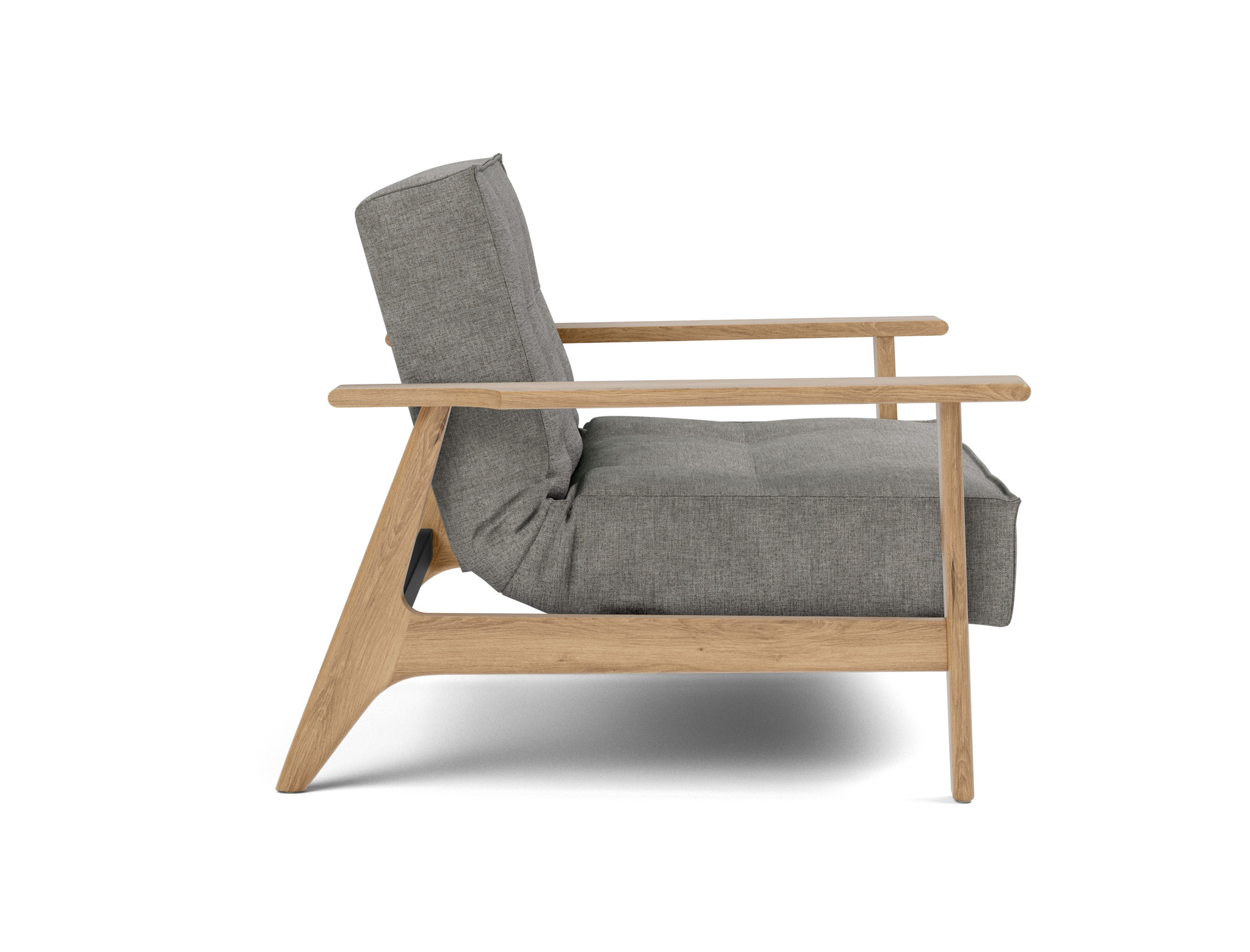 Sessel Splitback Frej Flachgewebe Avella 282-Warm-Grey