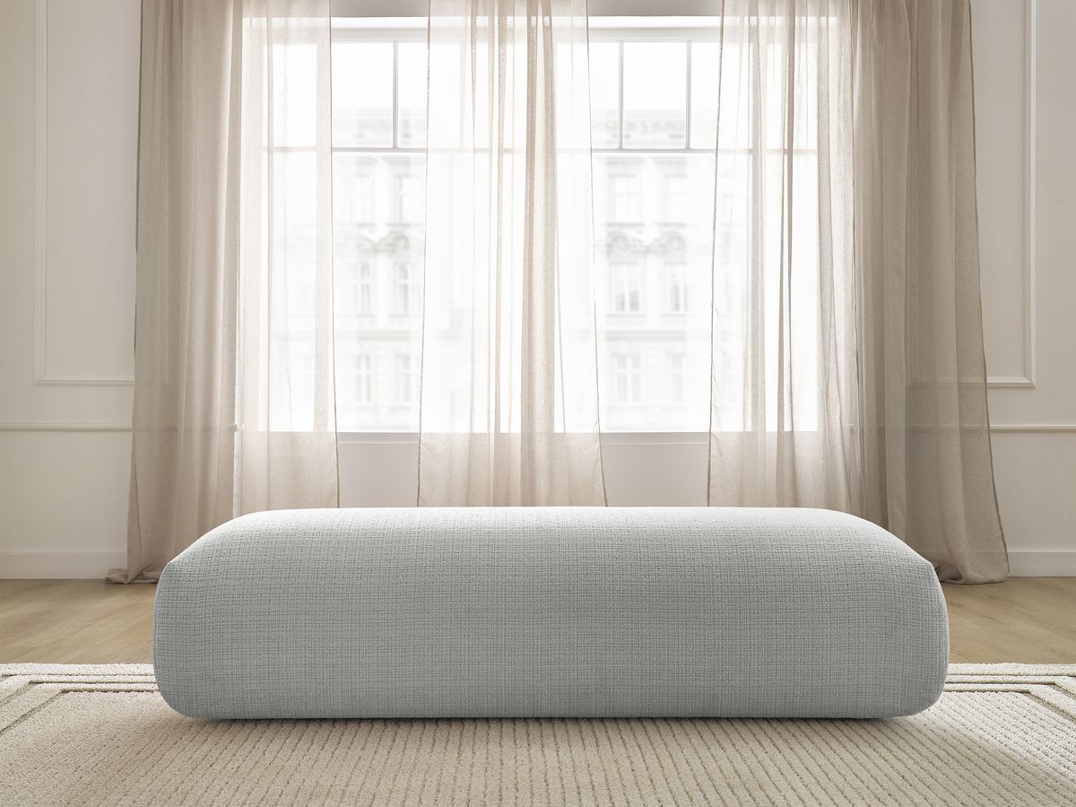 Bobochic Sirius Sofa Strukturstoff Hellgrau