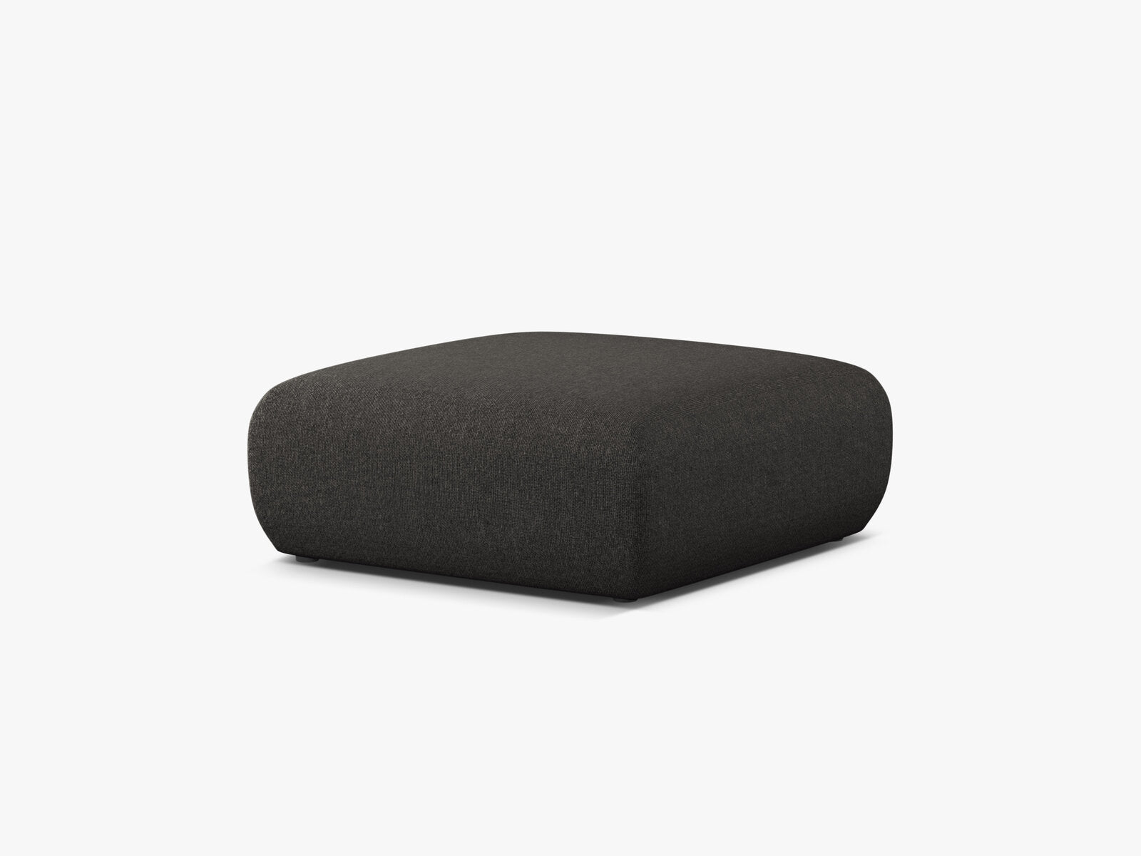 Micadoni Hocker Molino Large Chenille Eden Dunkelgrau