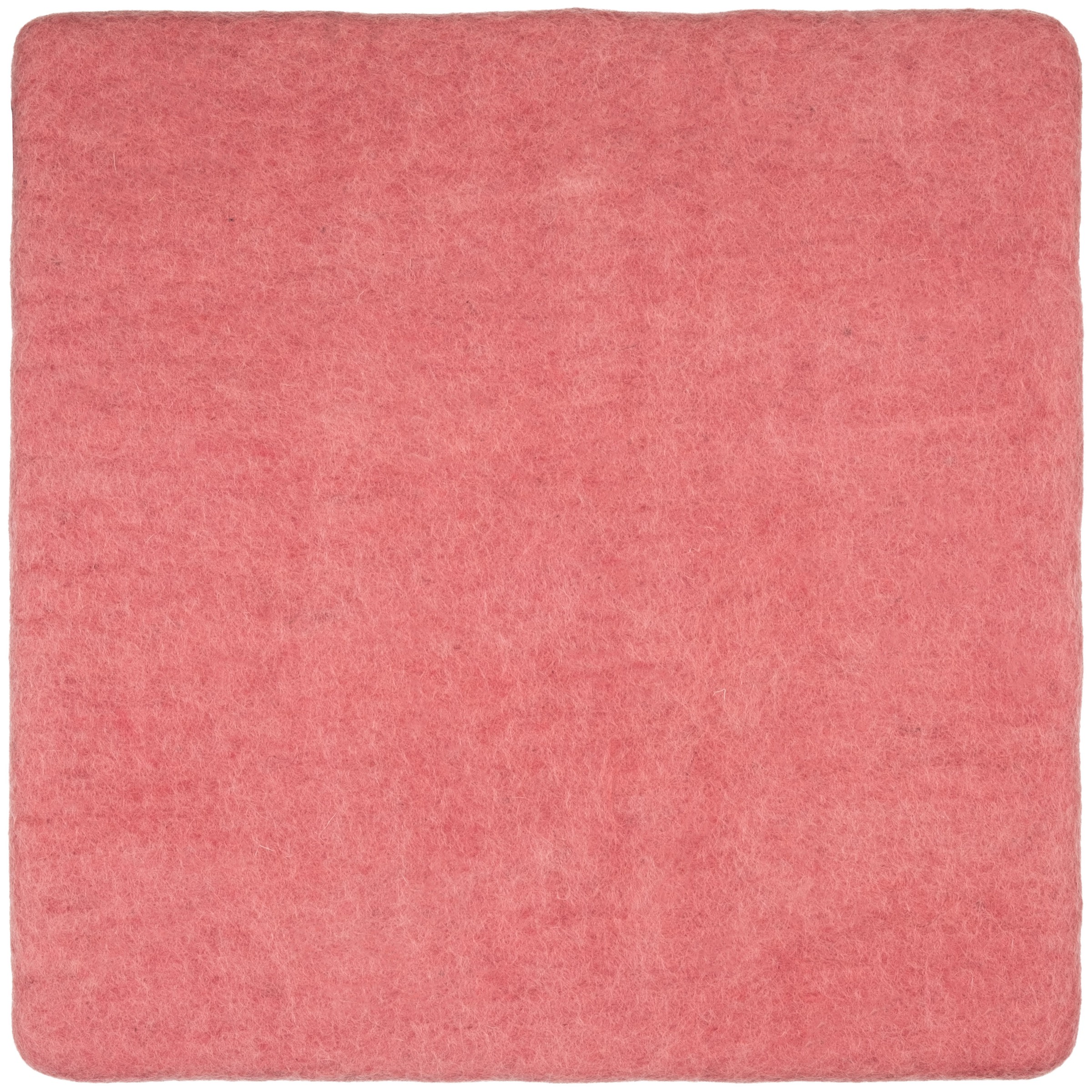 myfelt Vera Filz-Sitzauflage Korallenrosa 36 x 36 cm